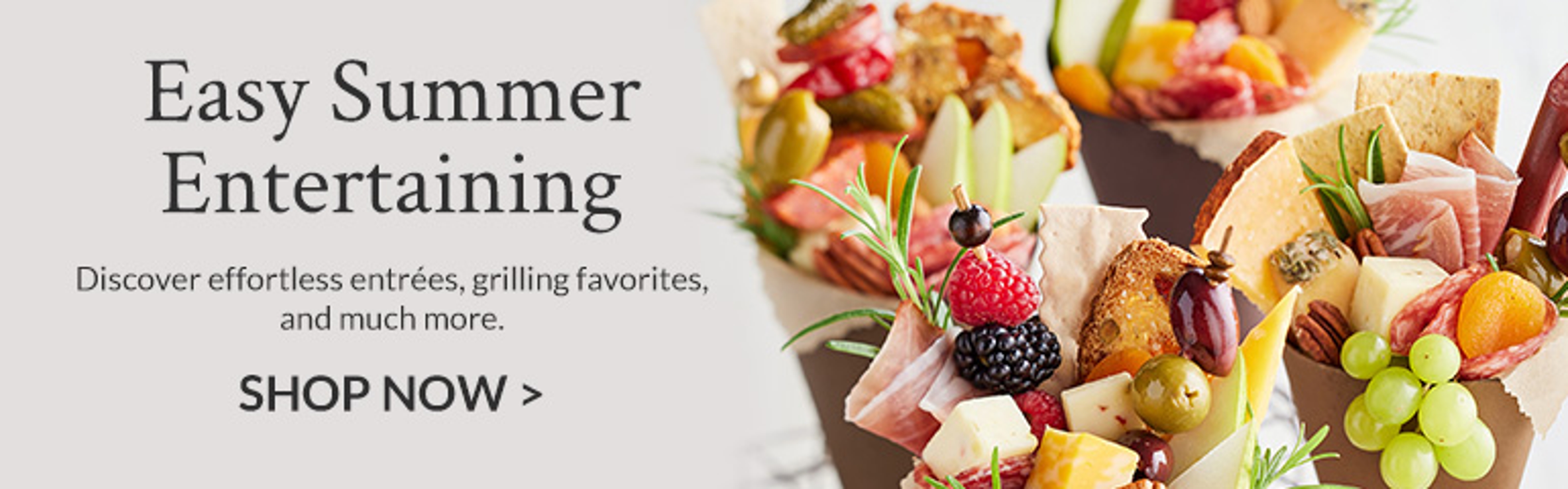 Easy Summer Entertaining Summer Collection Banner ad