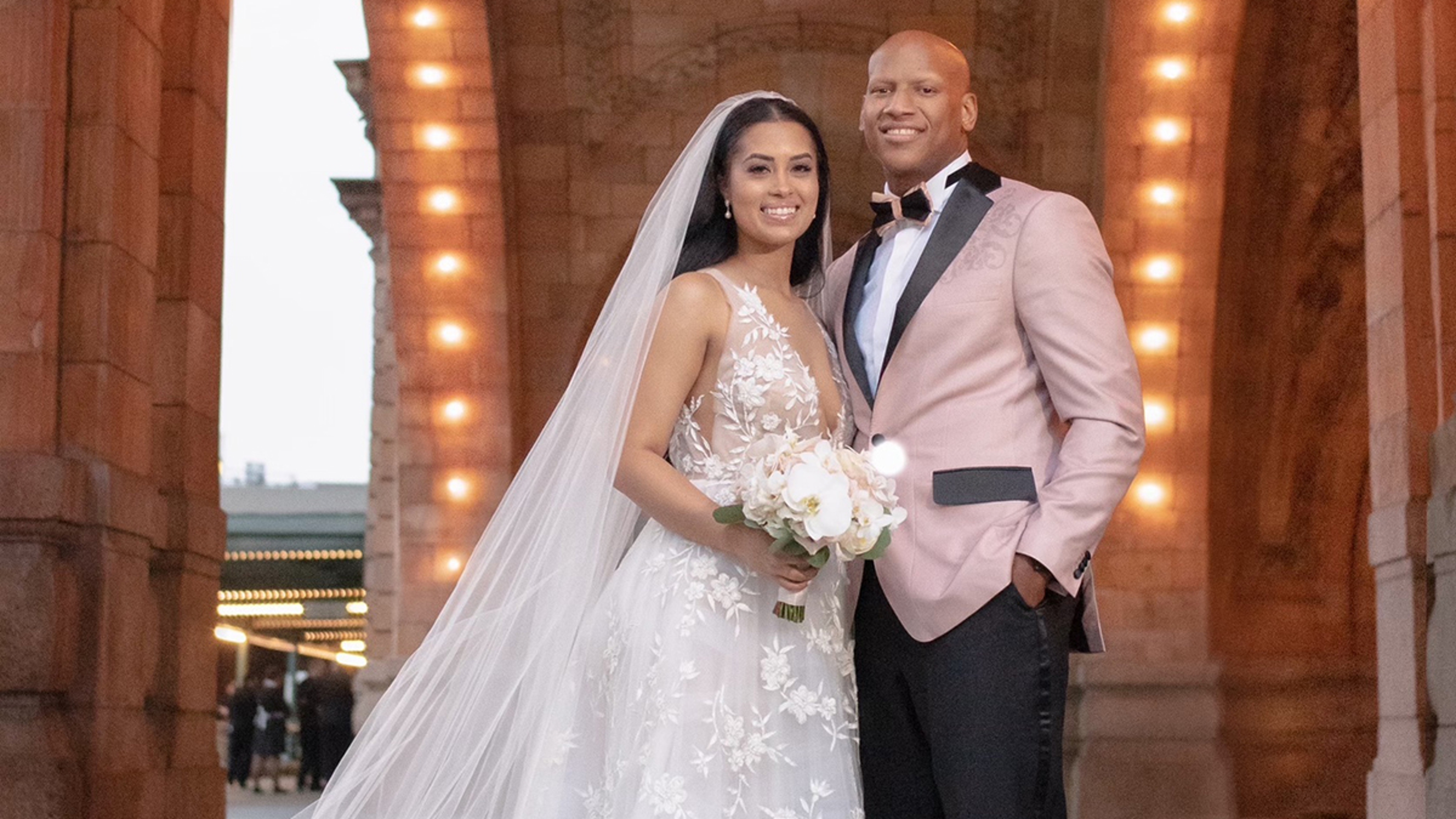 Michelle and Ryan Shazier