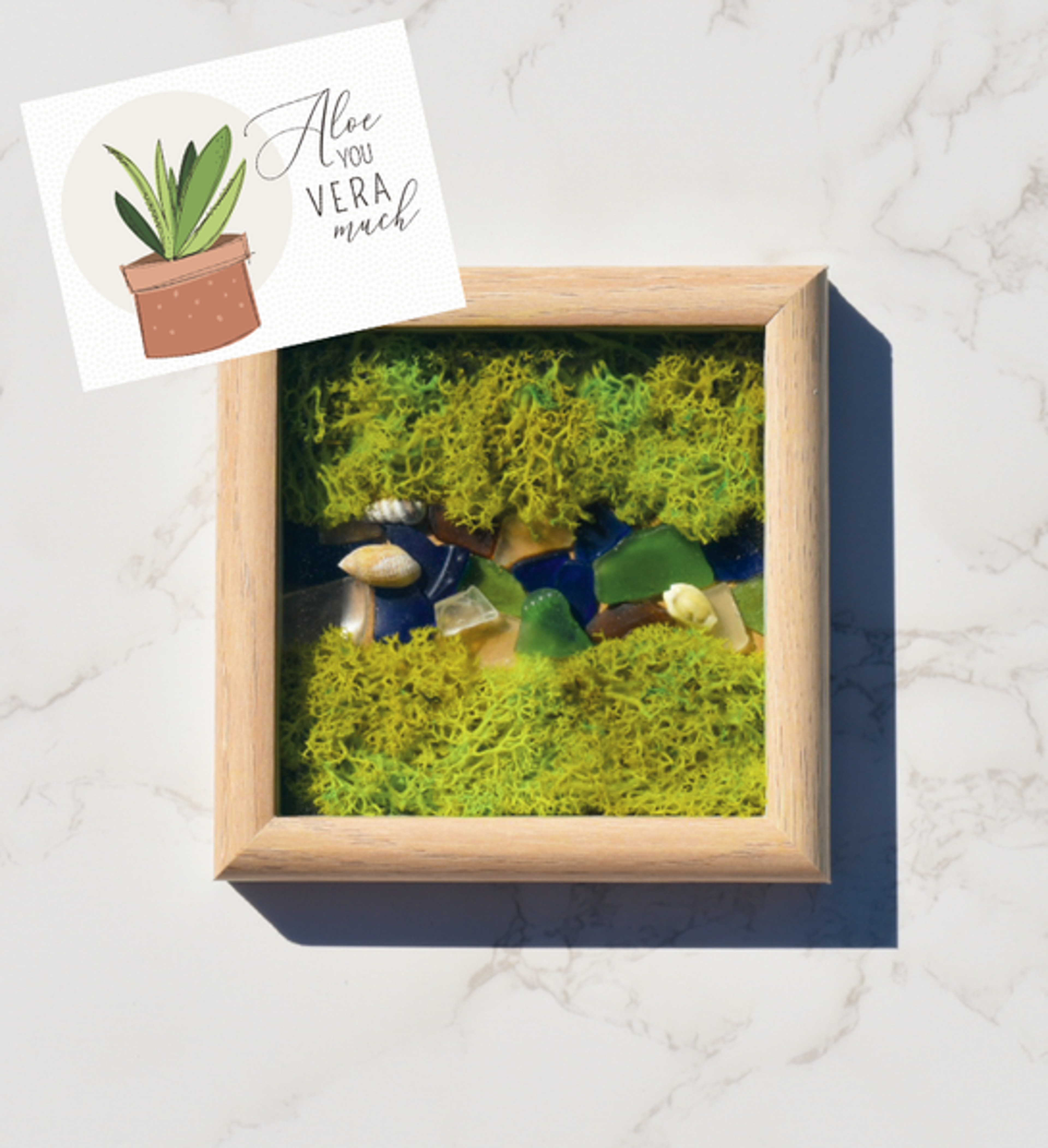 birthday gifts for mom Diy Moss Wall Art Kit