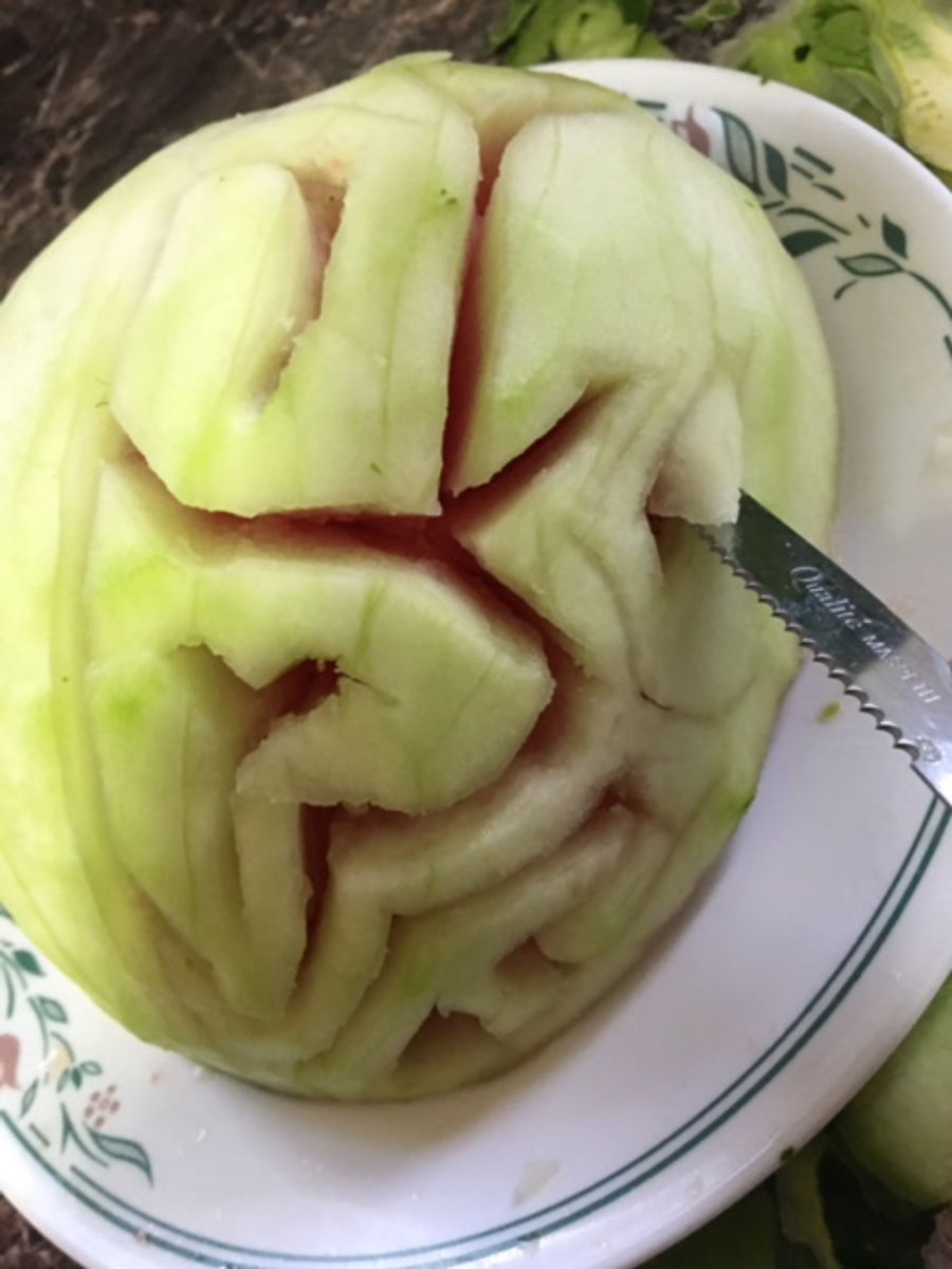 carve watermelon