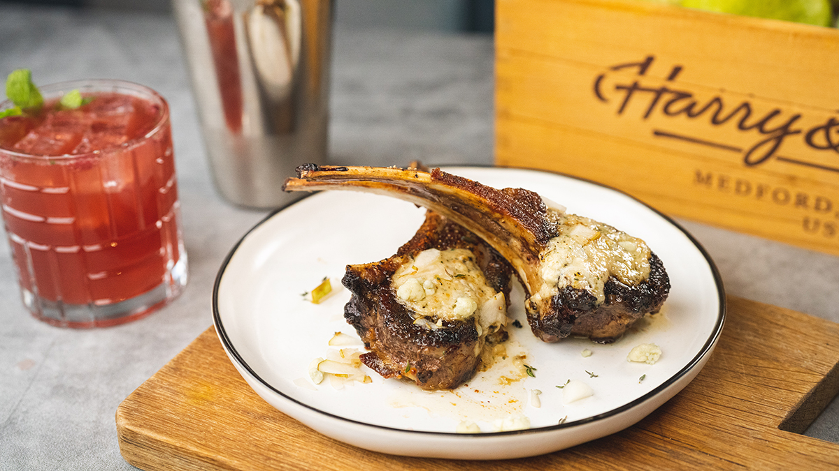 Pear Gorgonzola Lamb Chop Recipe| The Table by Harry & David