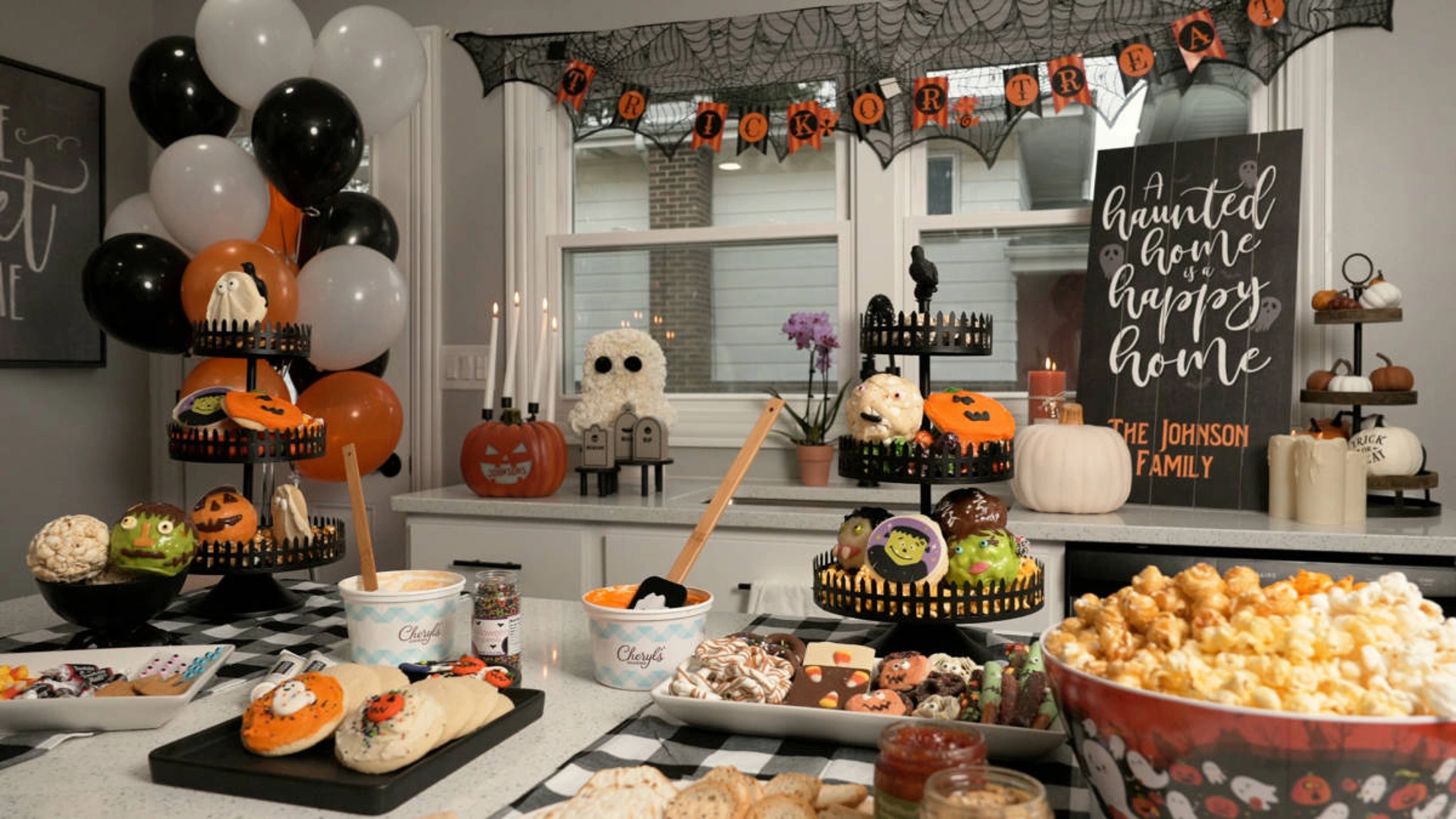 halloween party ideas snack spread