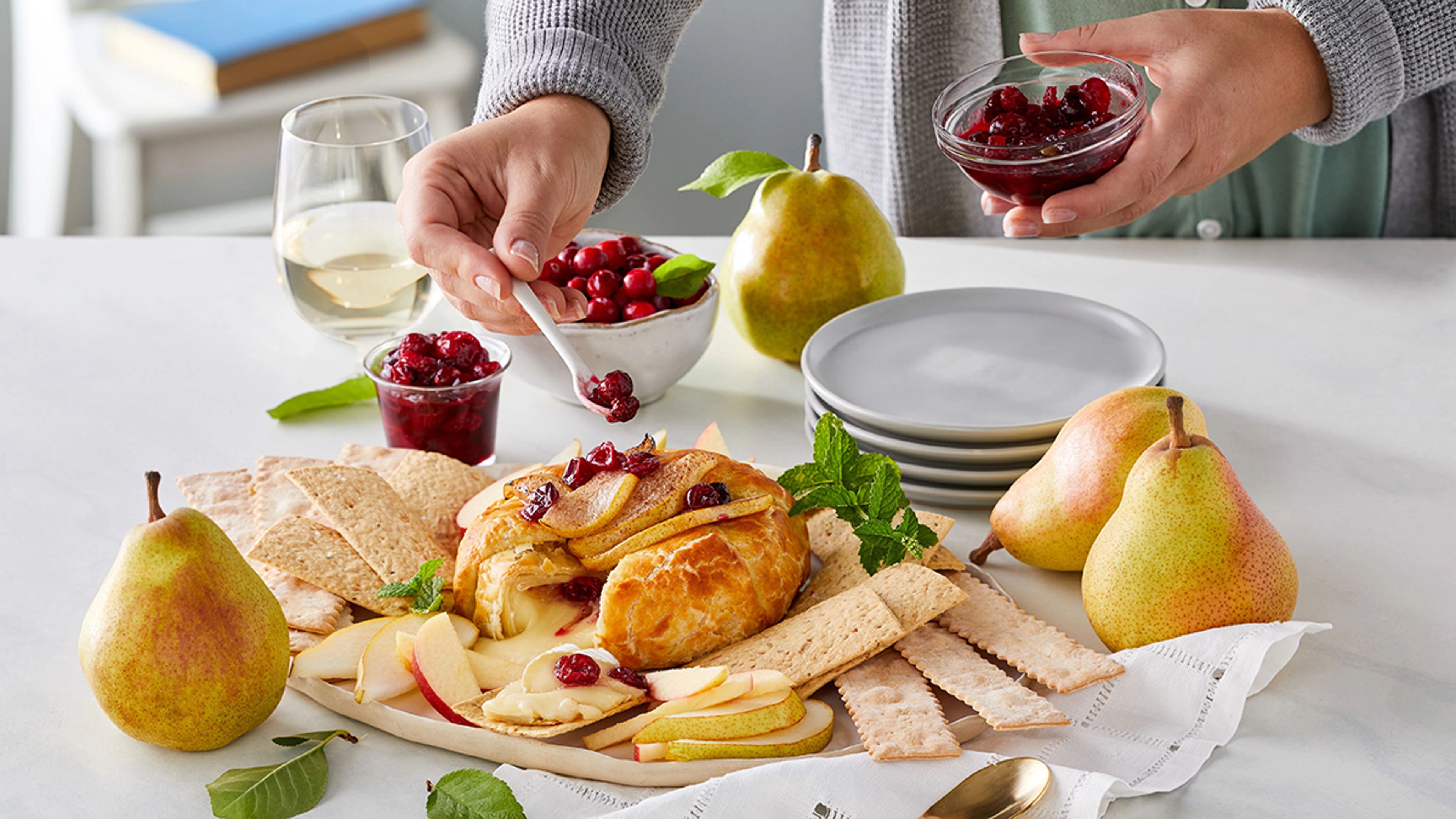 facts about pears image pear spread with cheese and crackers