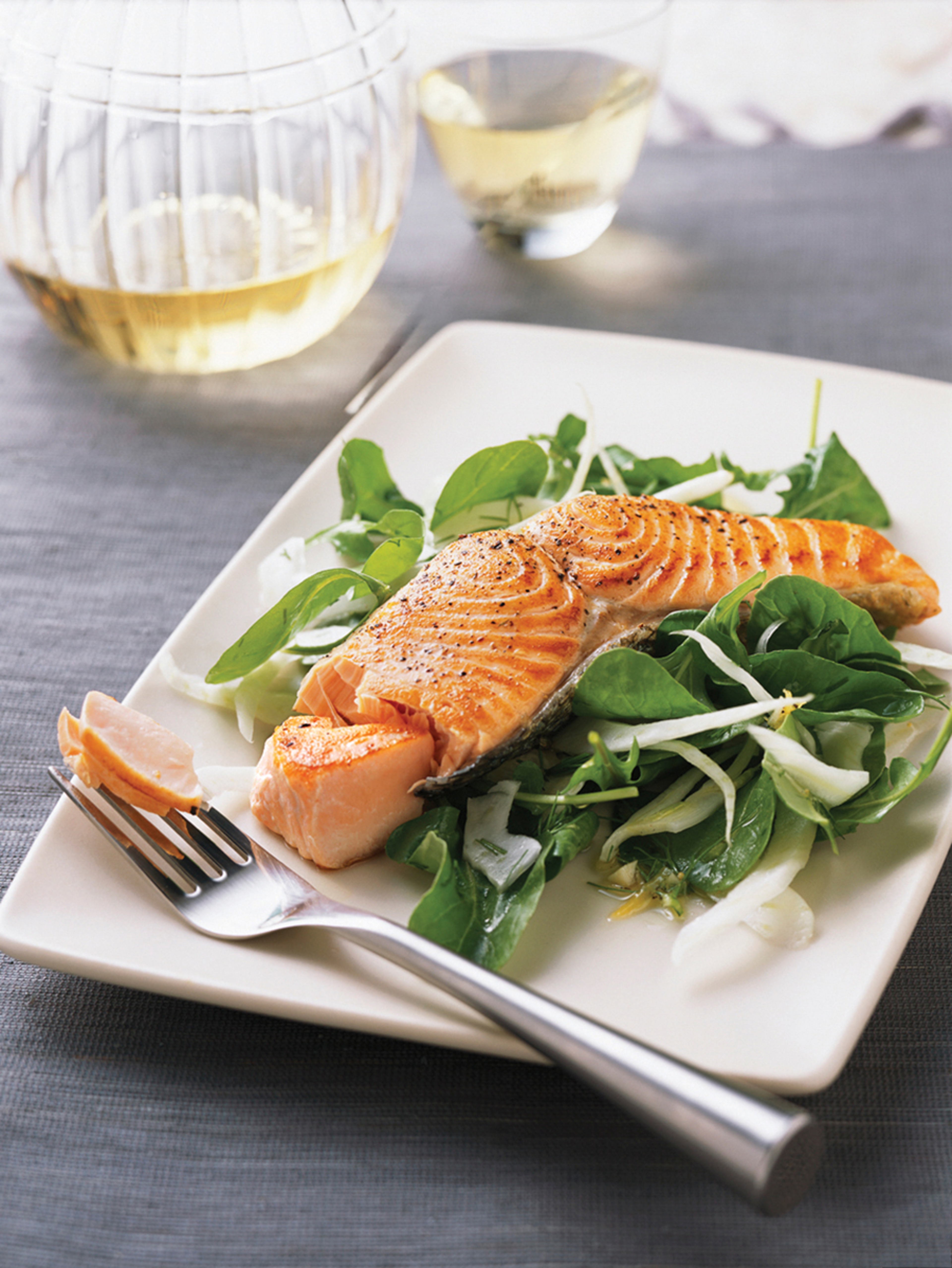 seafood and vegetable pairings salmon