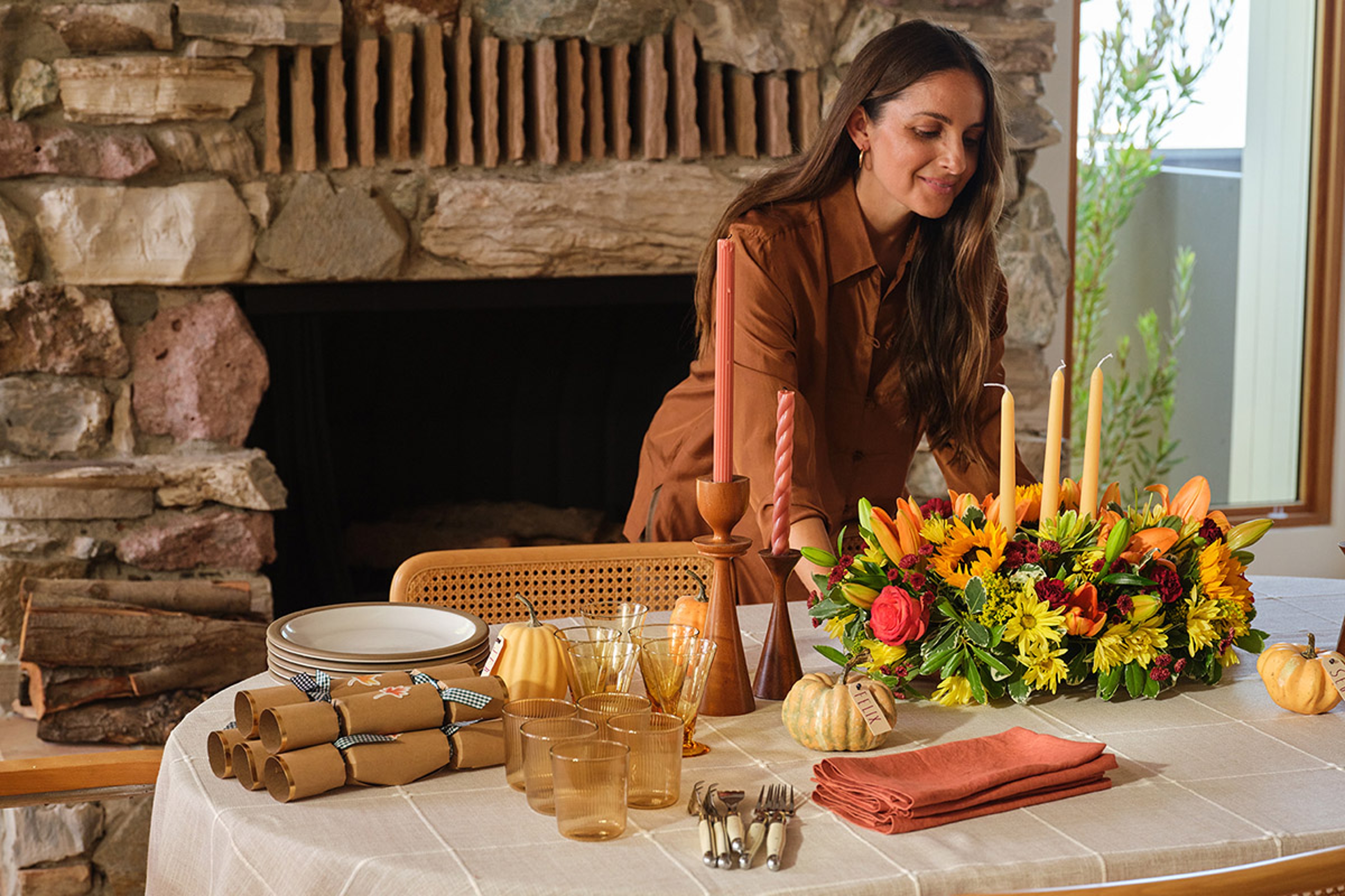 kate brien thanksgiving table