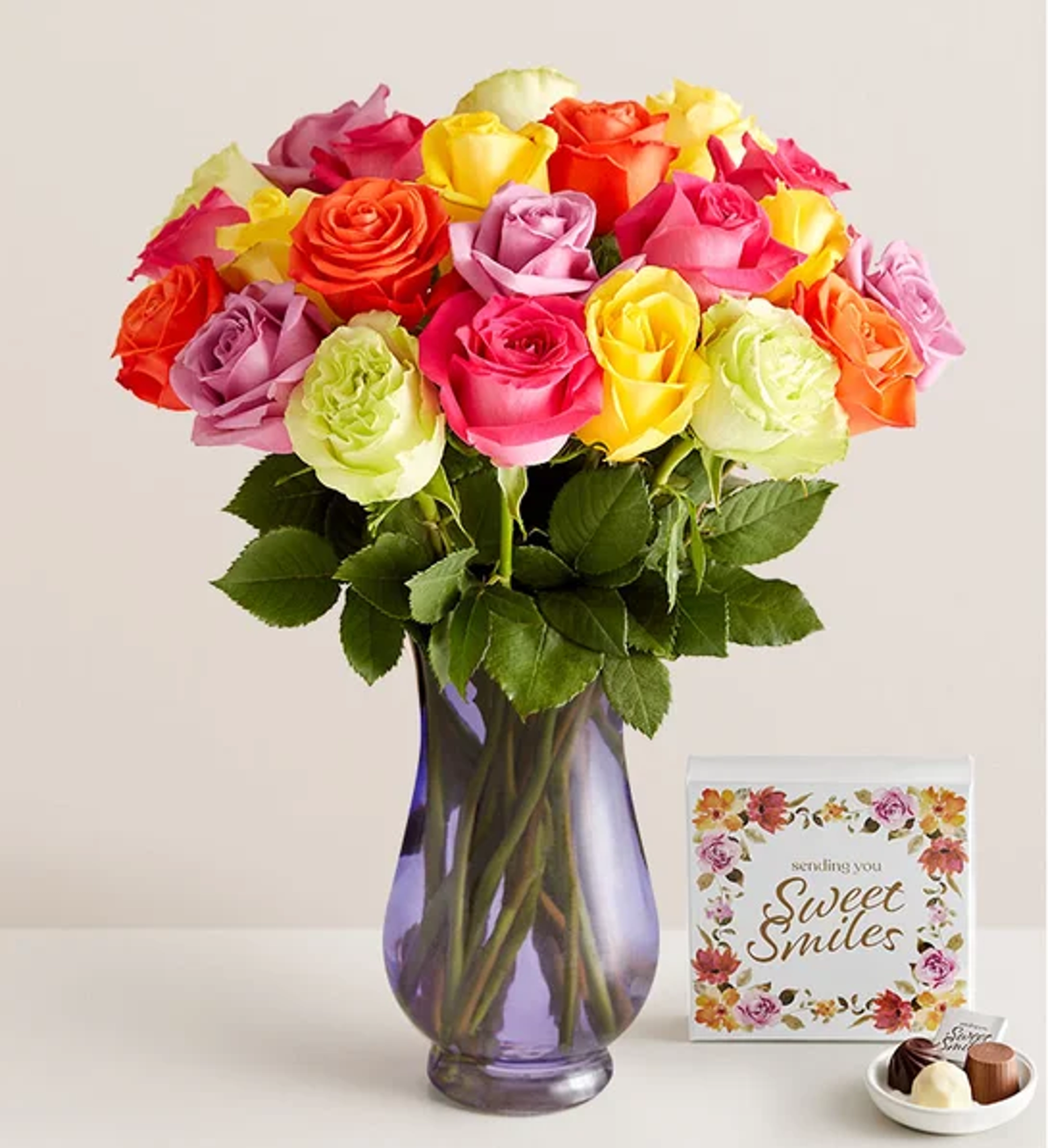 gifts for non traditional moms Two Dozen Assorted Roses