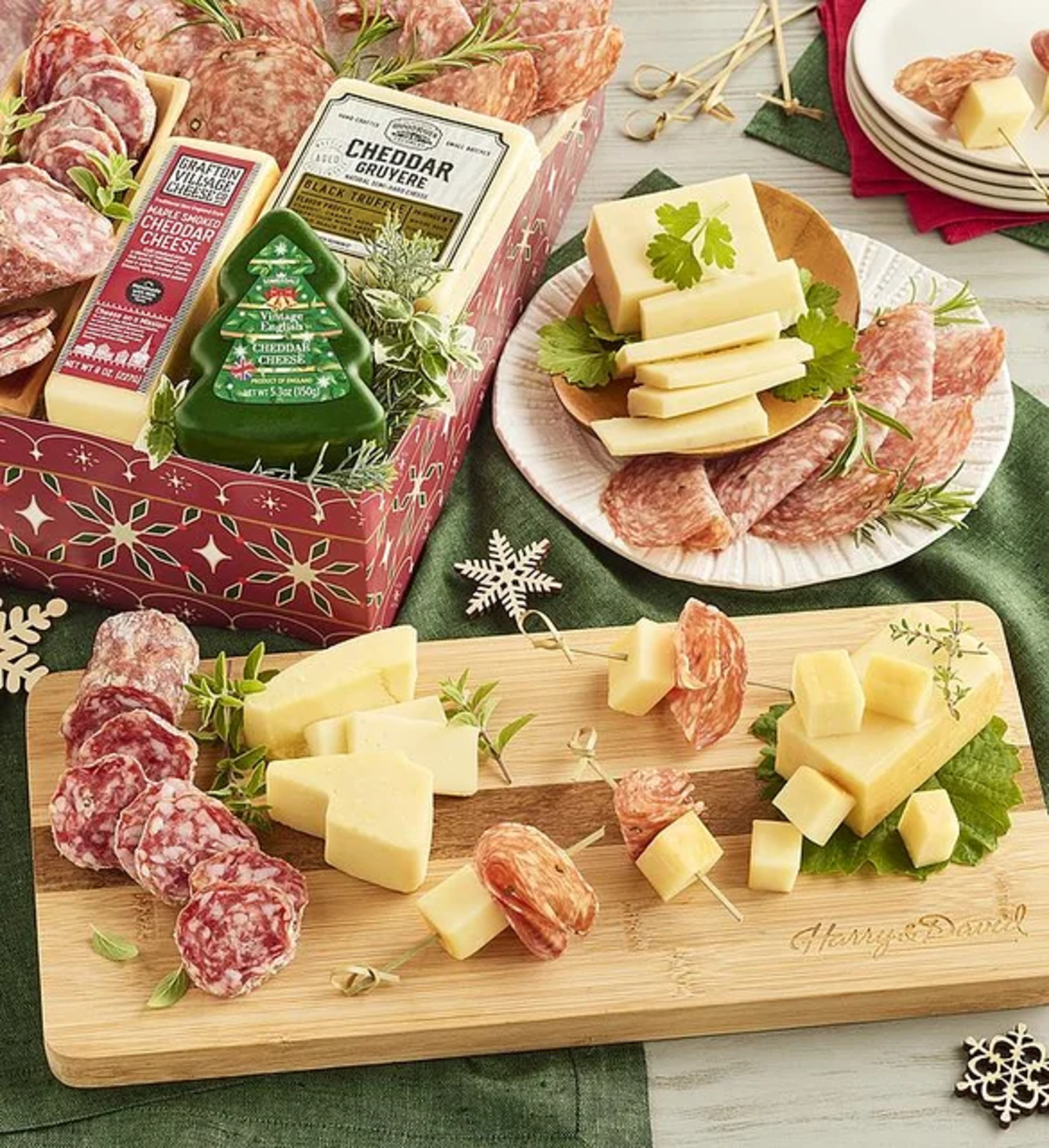 gifts for foodies holiday charcuterie and cheese board gift