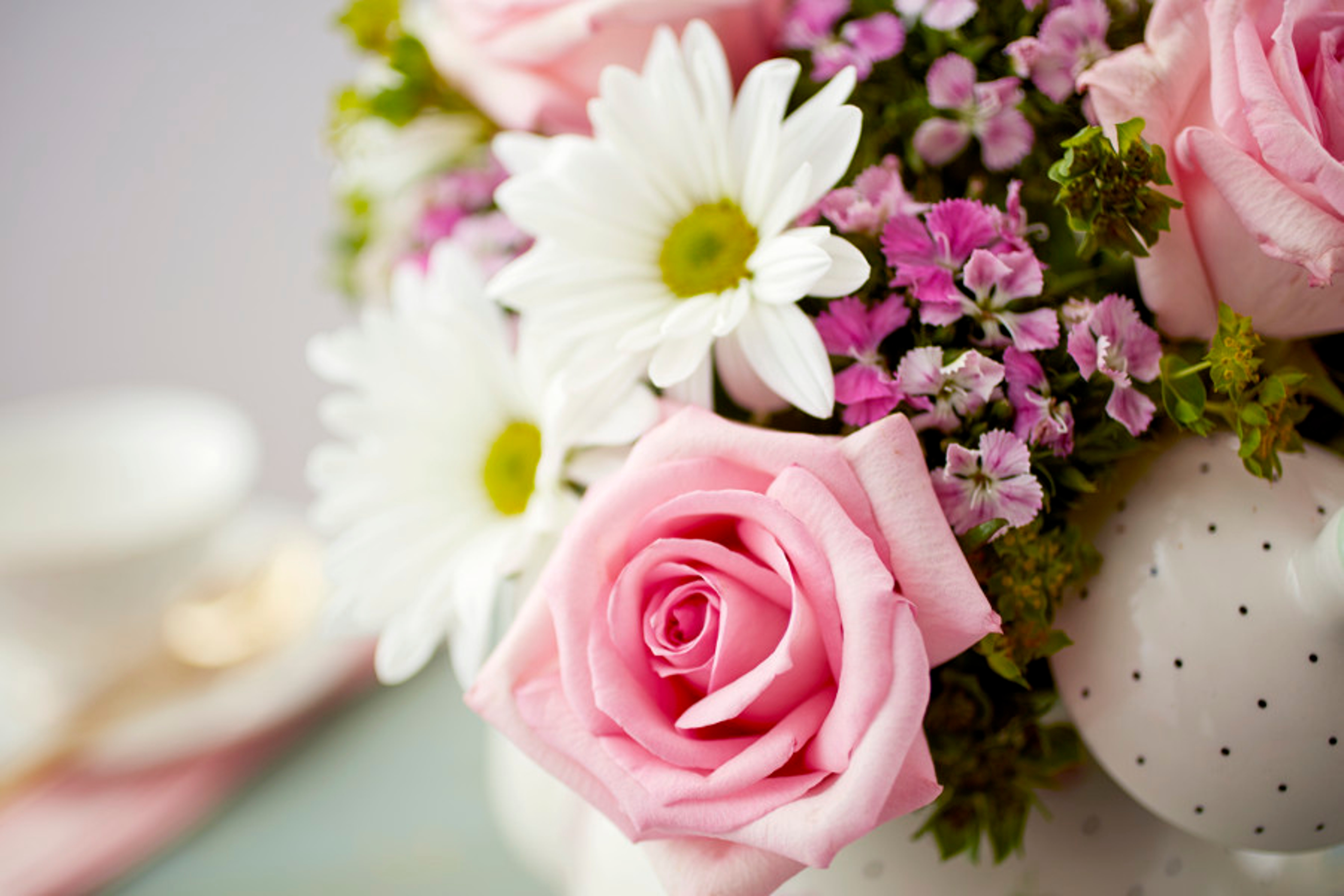 moms tea party flowers
