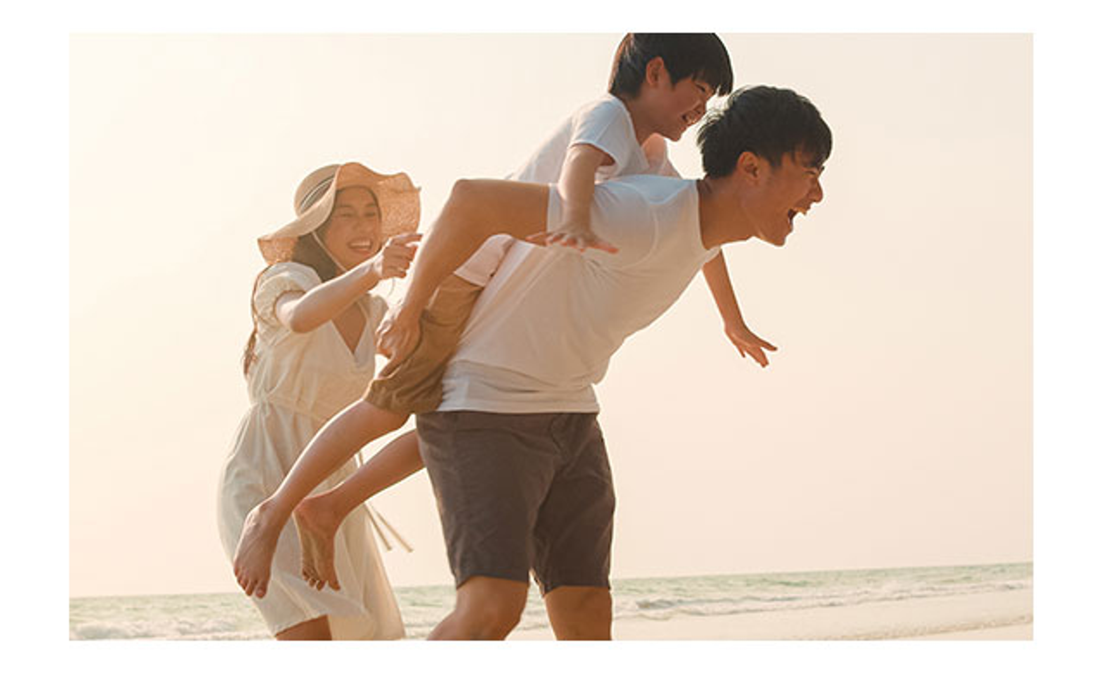 Family on the Beach
