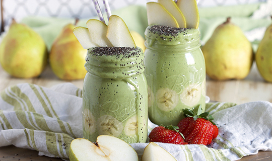 Pear Ginger Green Smoothie Recipe | The Table by Harry & David