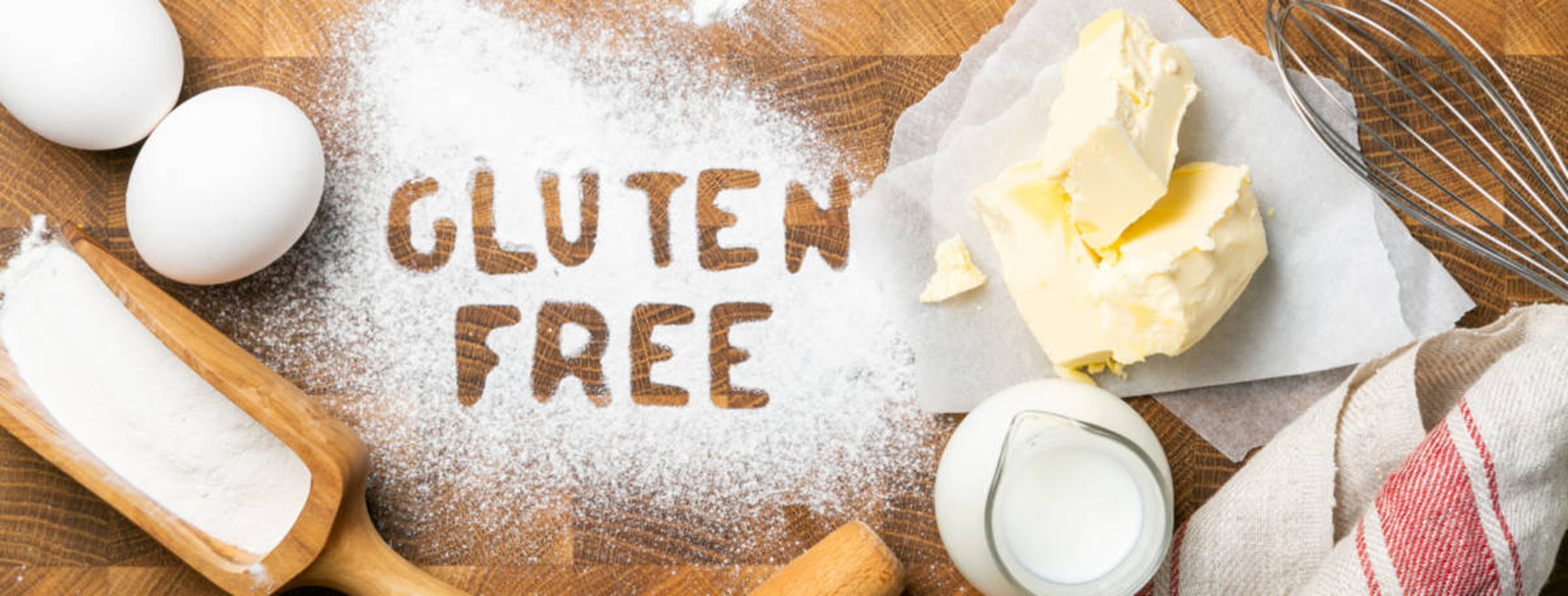 Article Cards Featured Image 'gluten free' spelled out in flour