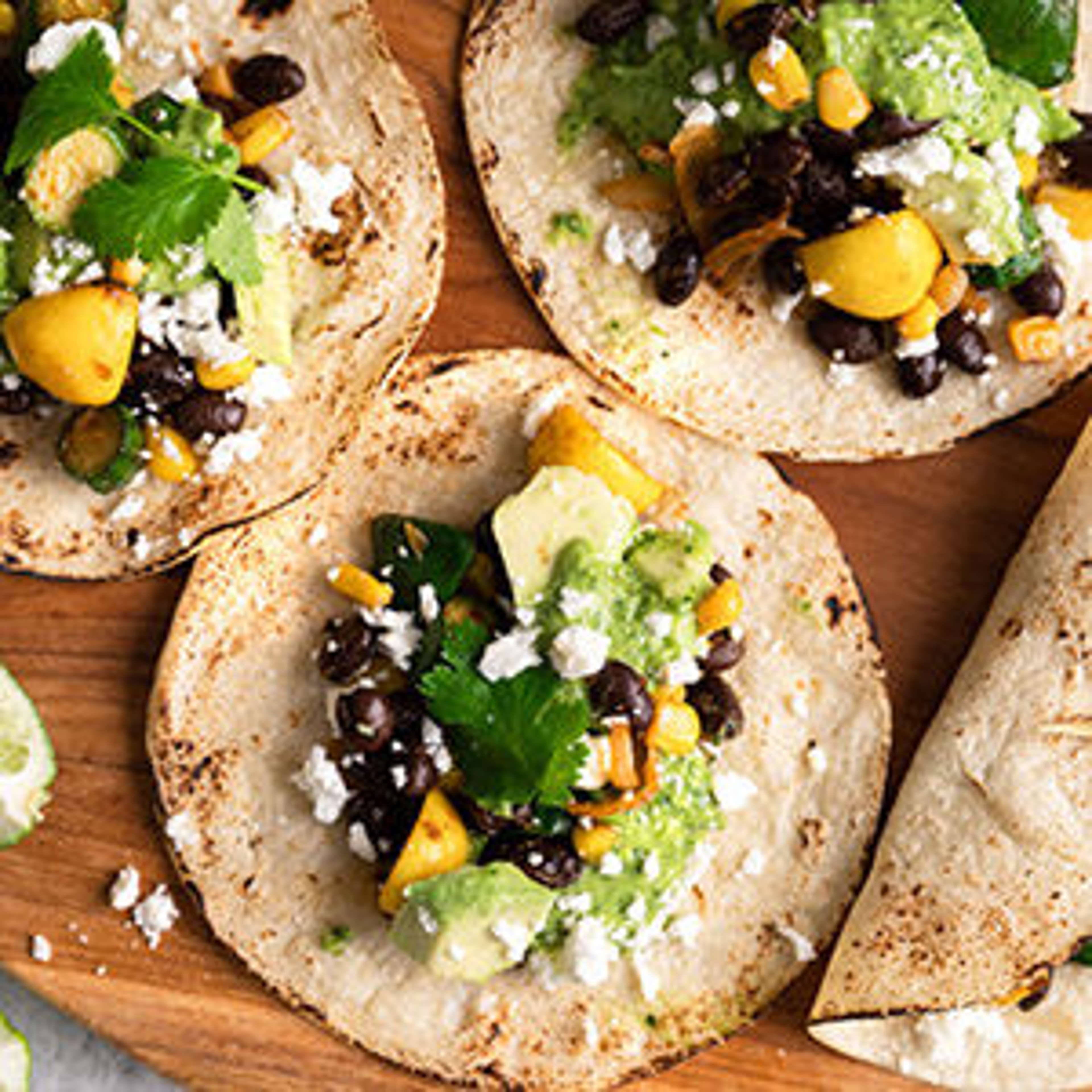 june recipes veggie tacos