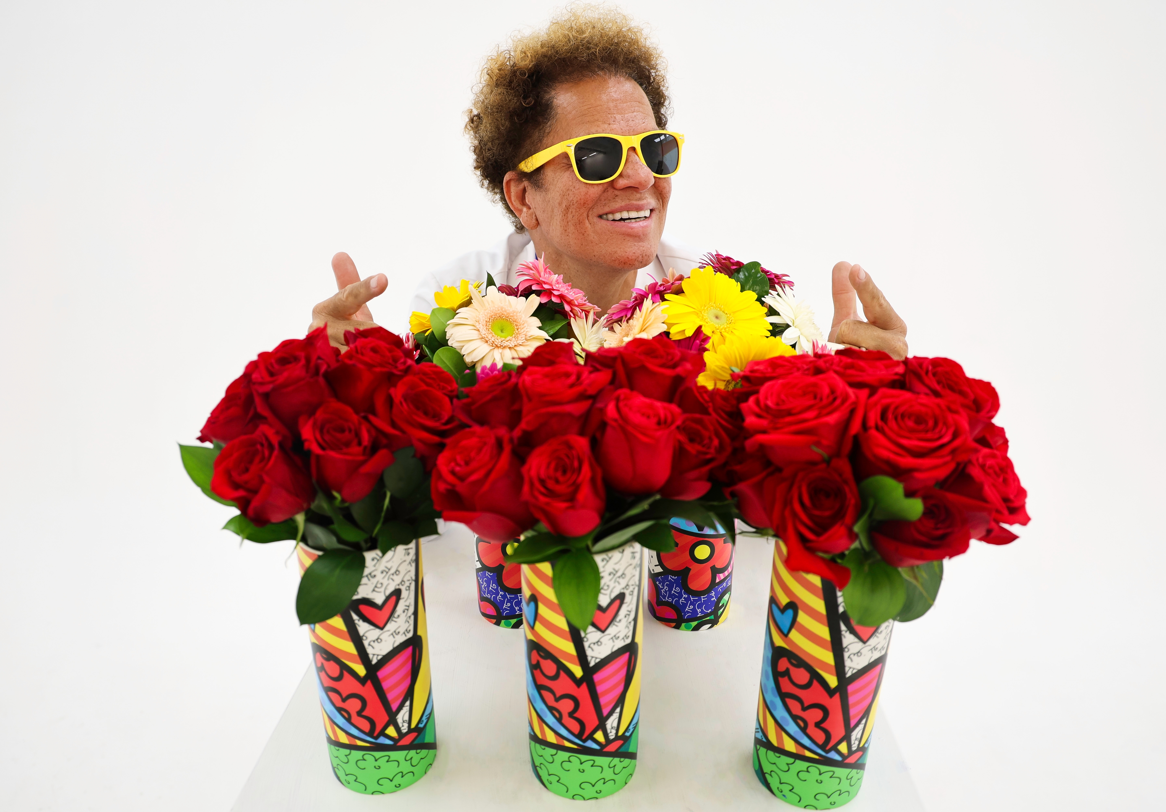 britto with keepsake vases
