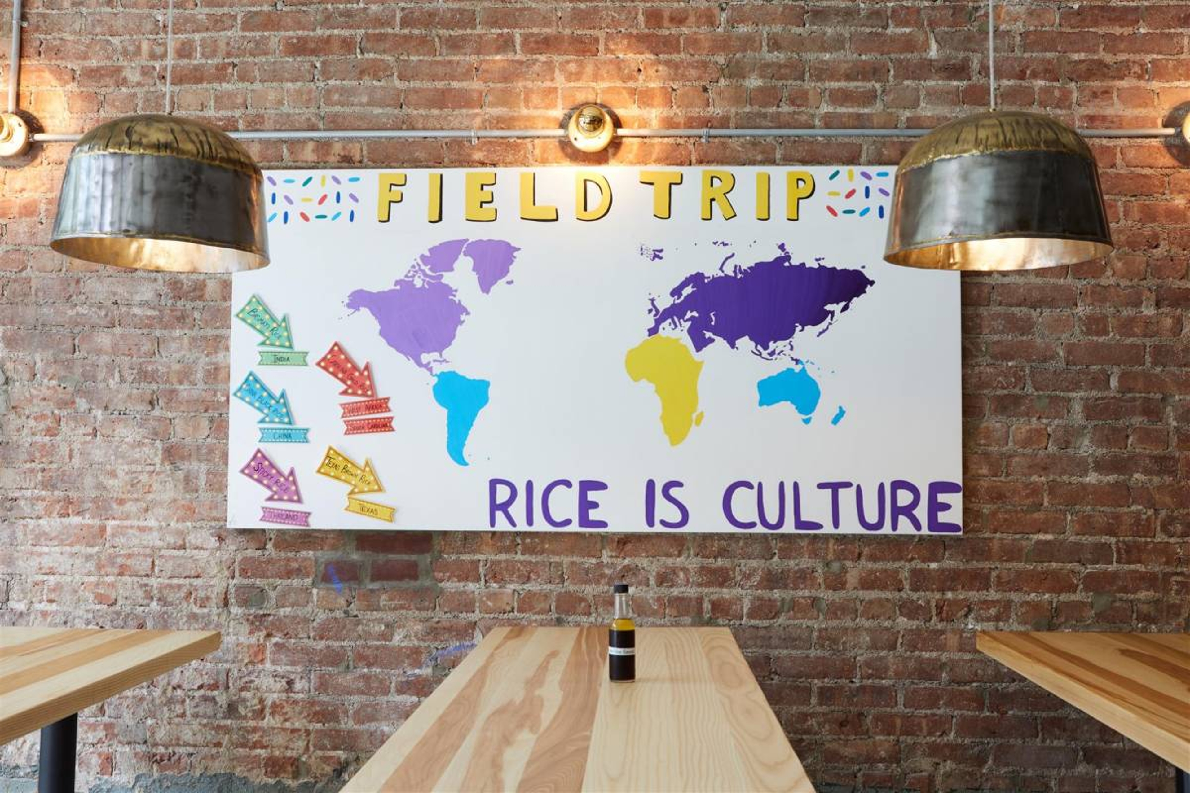 Poster of JJ Johnson's Field Trip around the world rice is culture