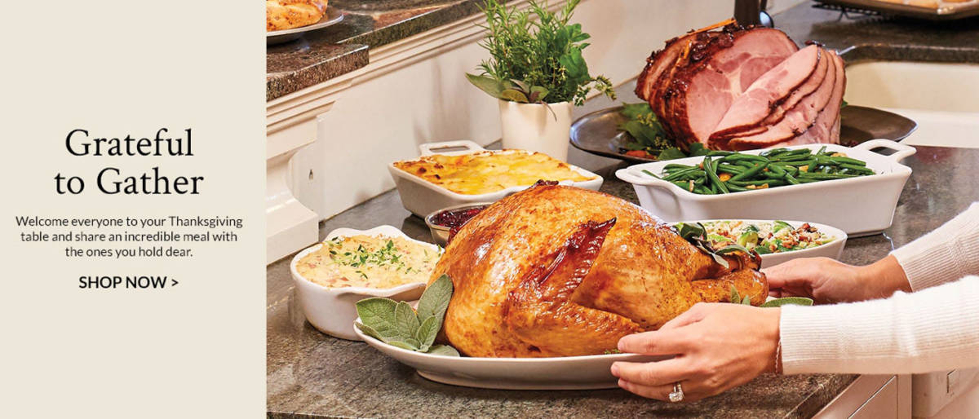 Grateful to Gather Thanksgiving Collection Banner ad