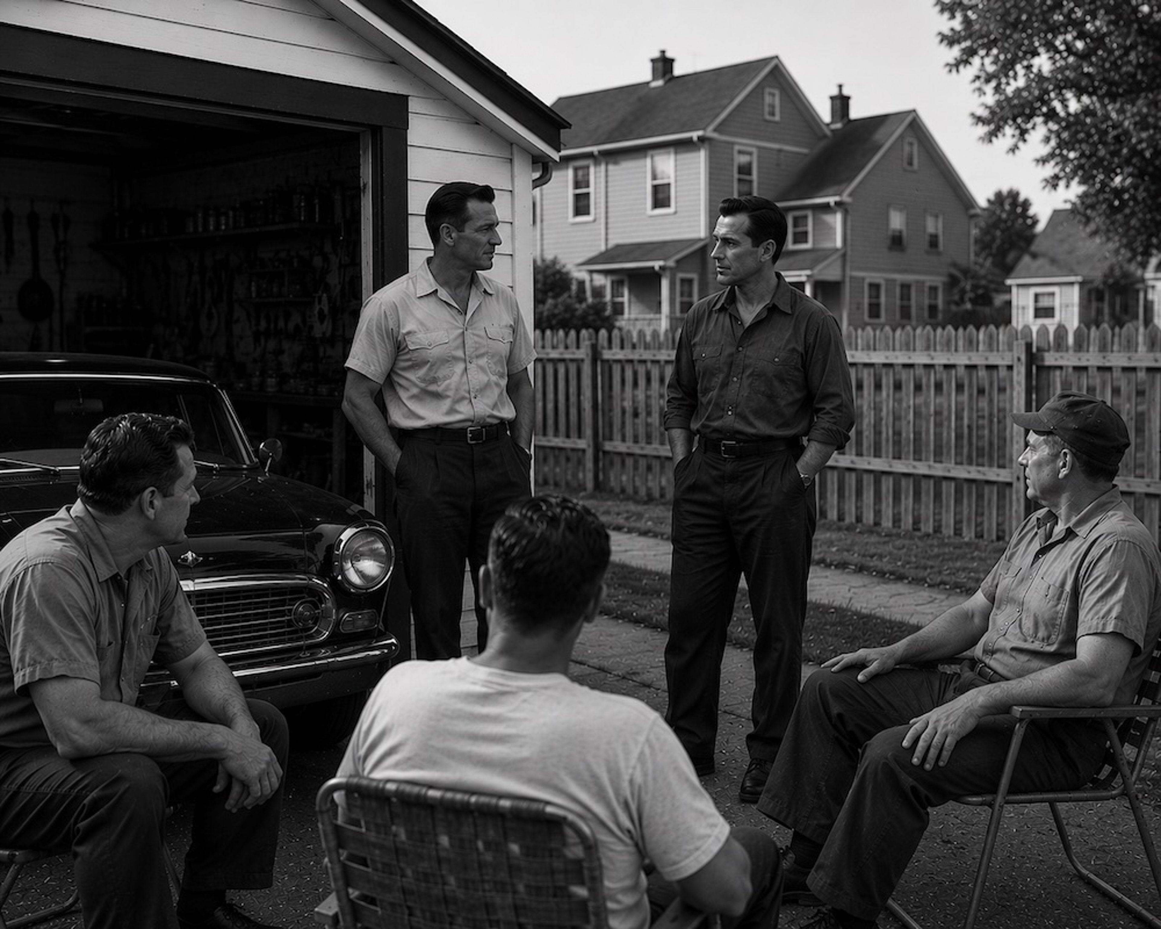 men hanging out s