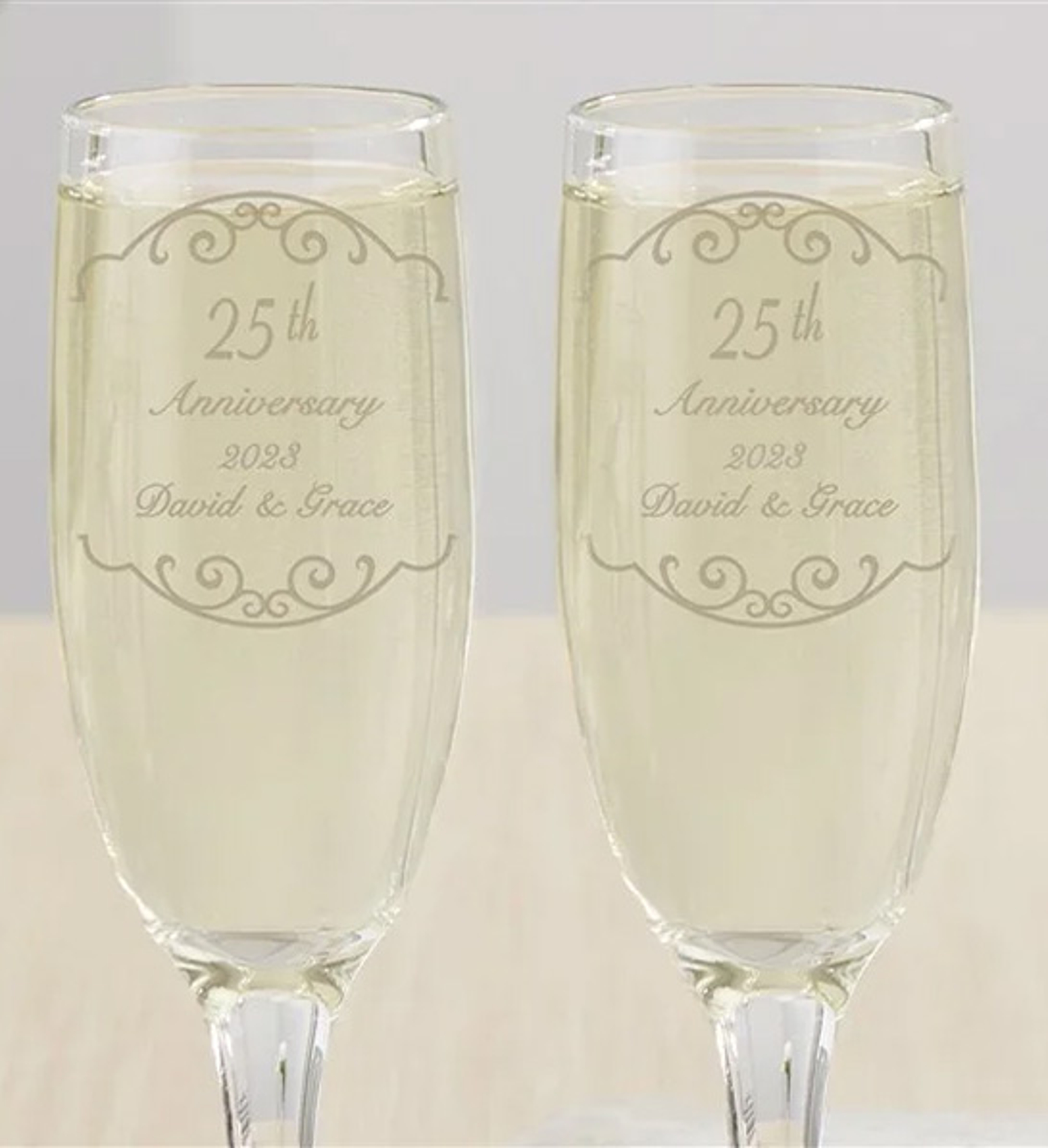 anniversary gift guide champagne flutes