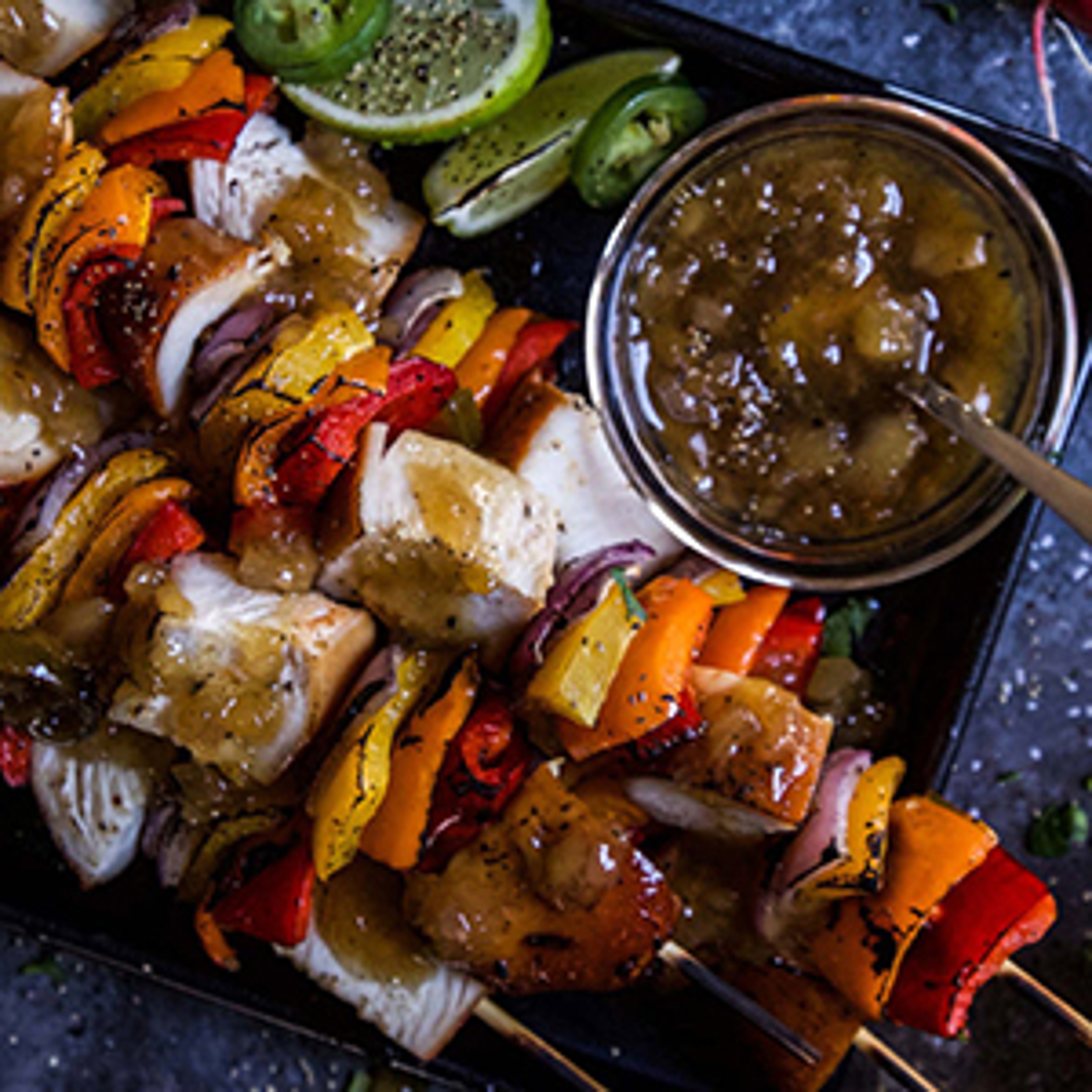 august recipes teriyaki chicken skewers