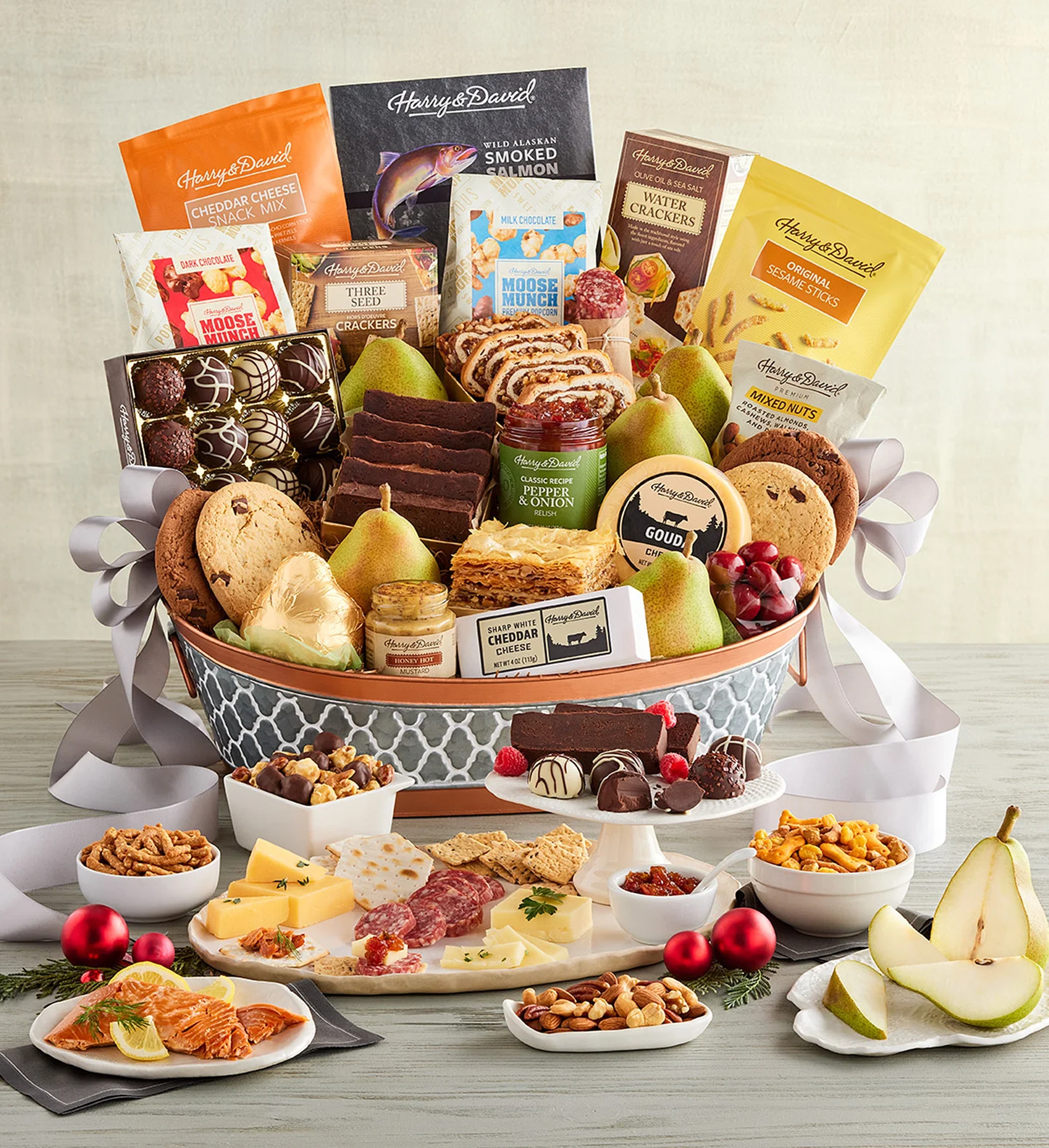 corporate gifting deluxe hearthside gift basket