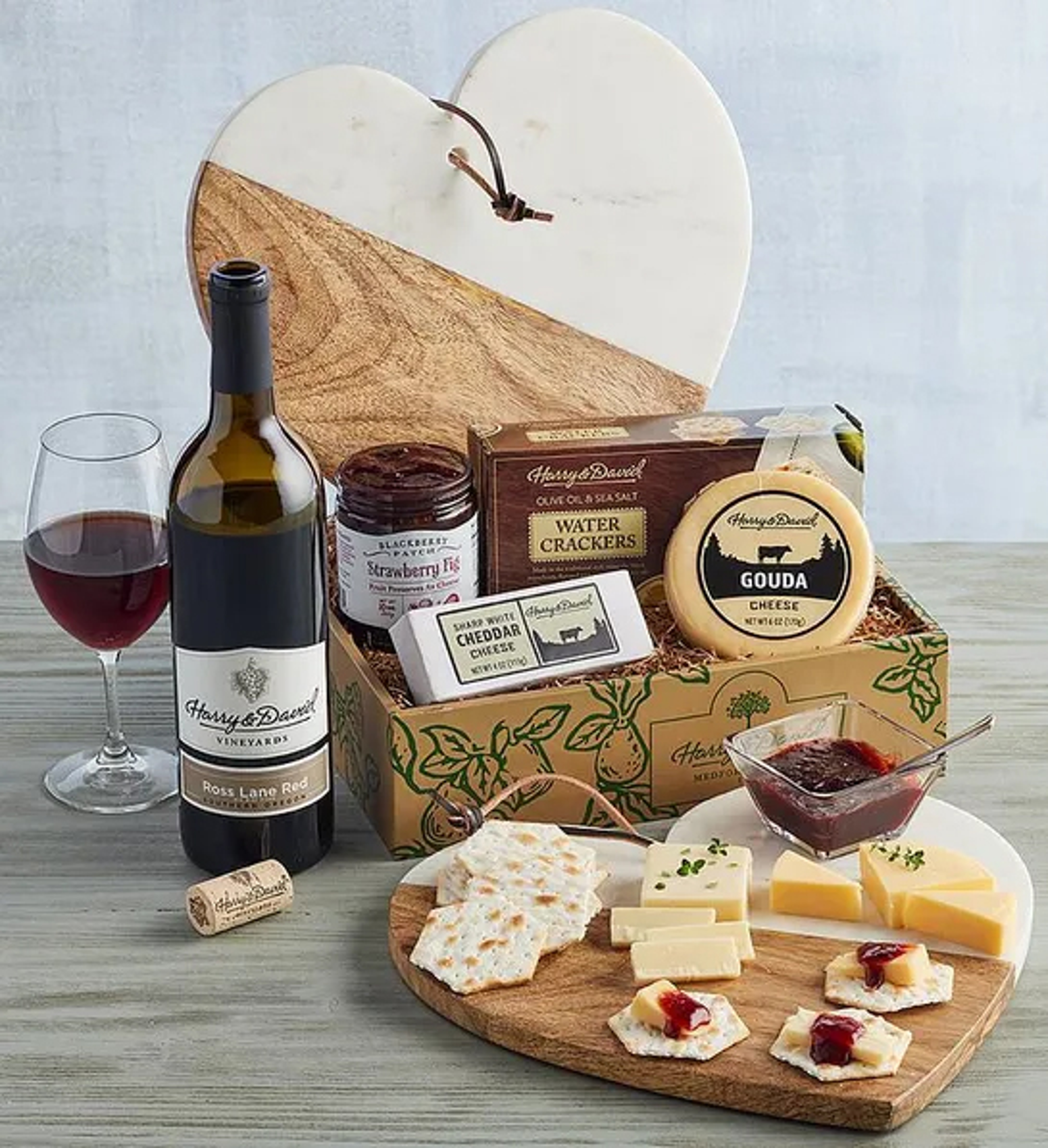 gifts for couples wine cheeseboard