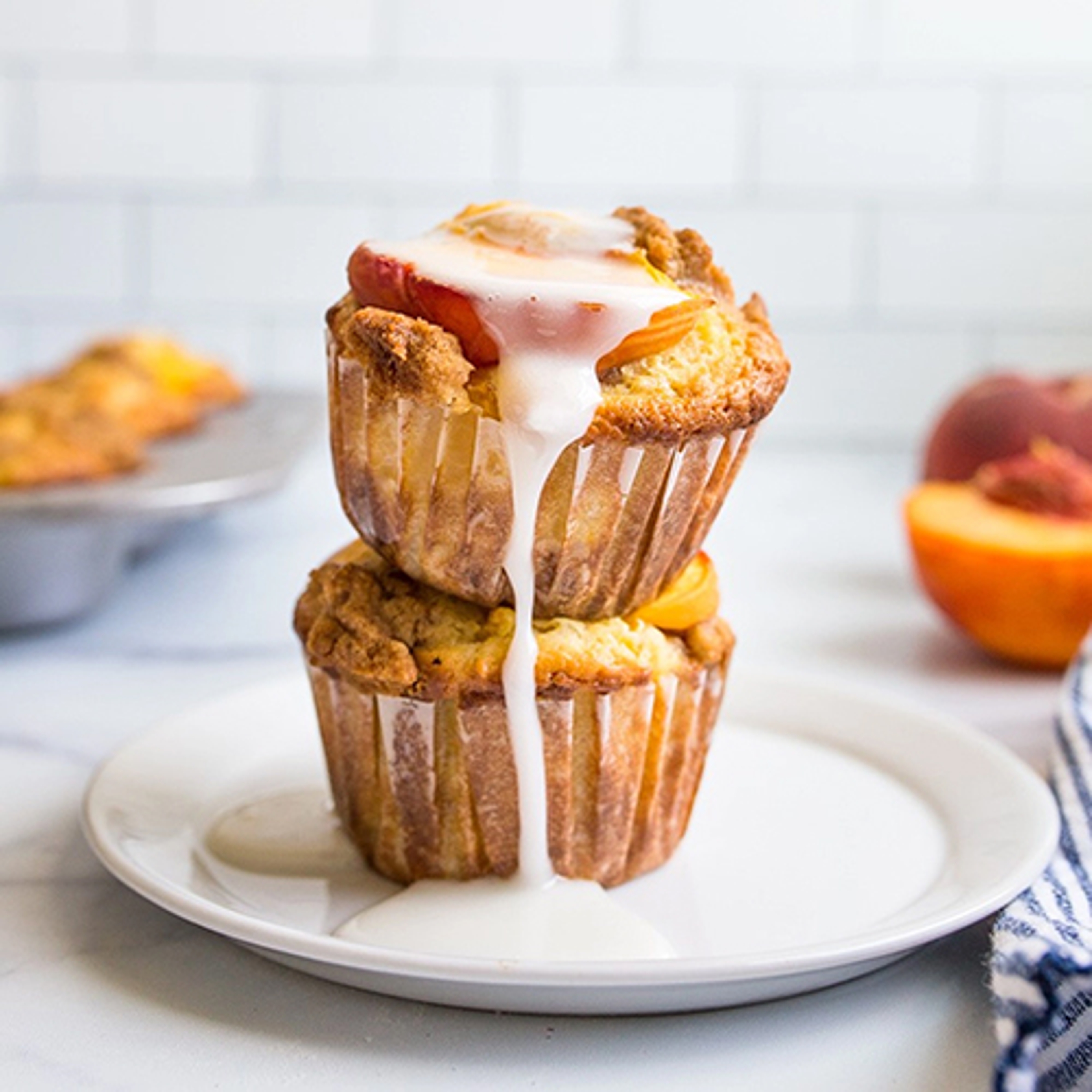 peach recipes peach muffins