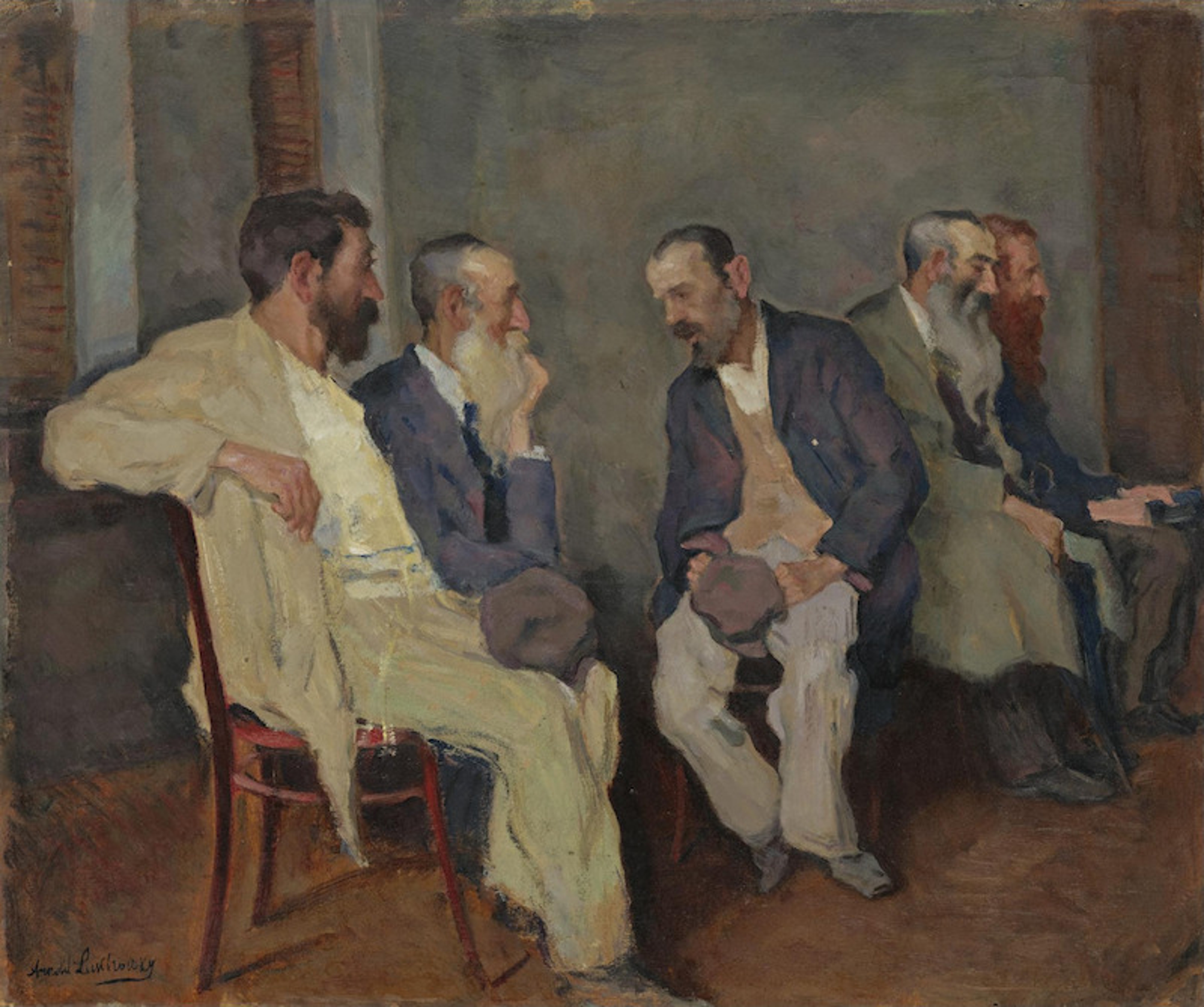 Article Cards Featured Image "Conversation" by Arnold Lakhovsky  Public domain, via Wikimedia Commons