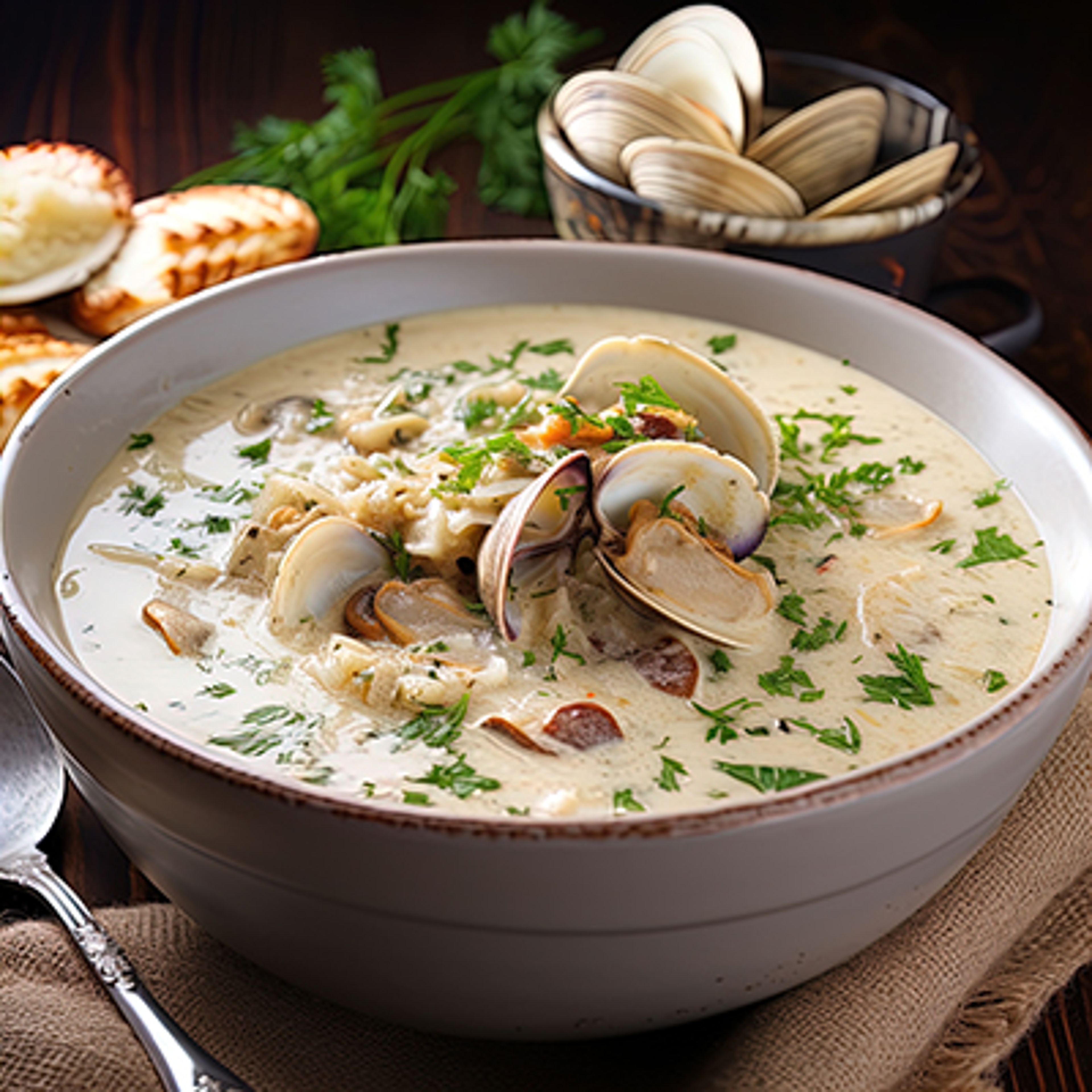 fish soup clam chowder