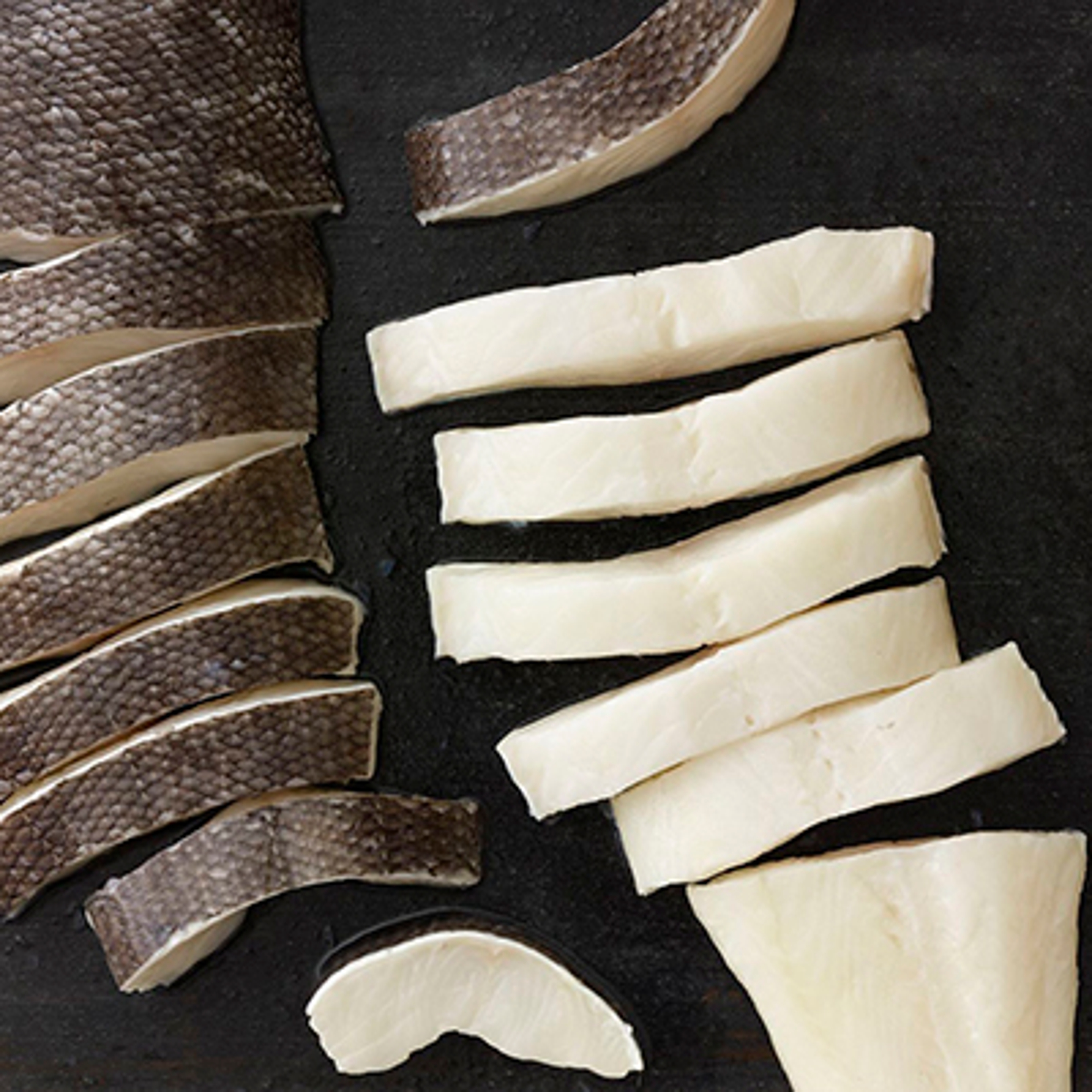 chilean sea bass sliced