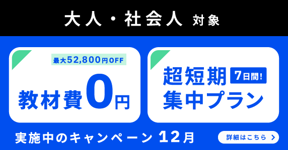 ベルリッツ　大人・社会人対象　実施中のキャンペーン