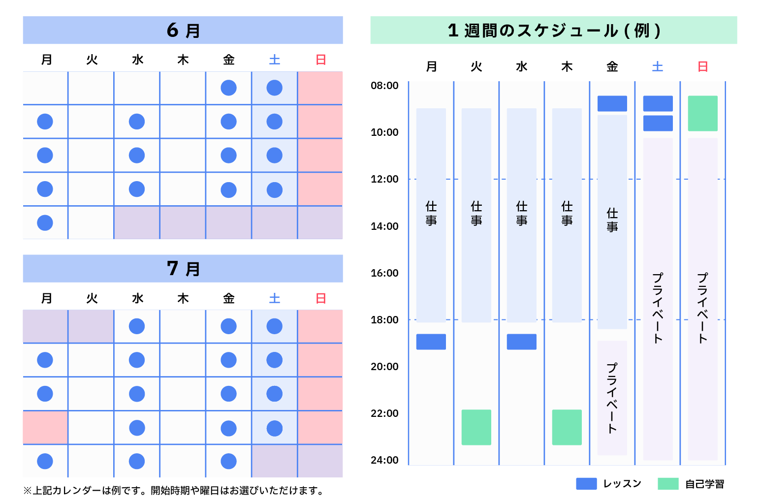 “スケジュール例”/