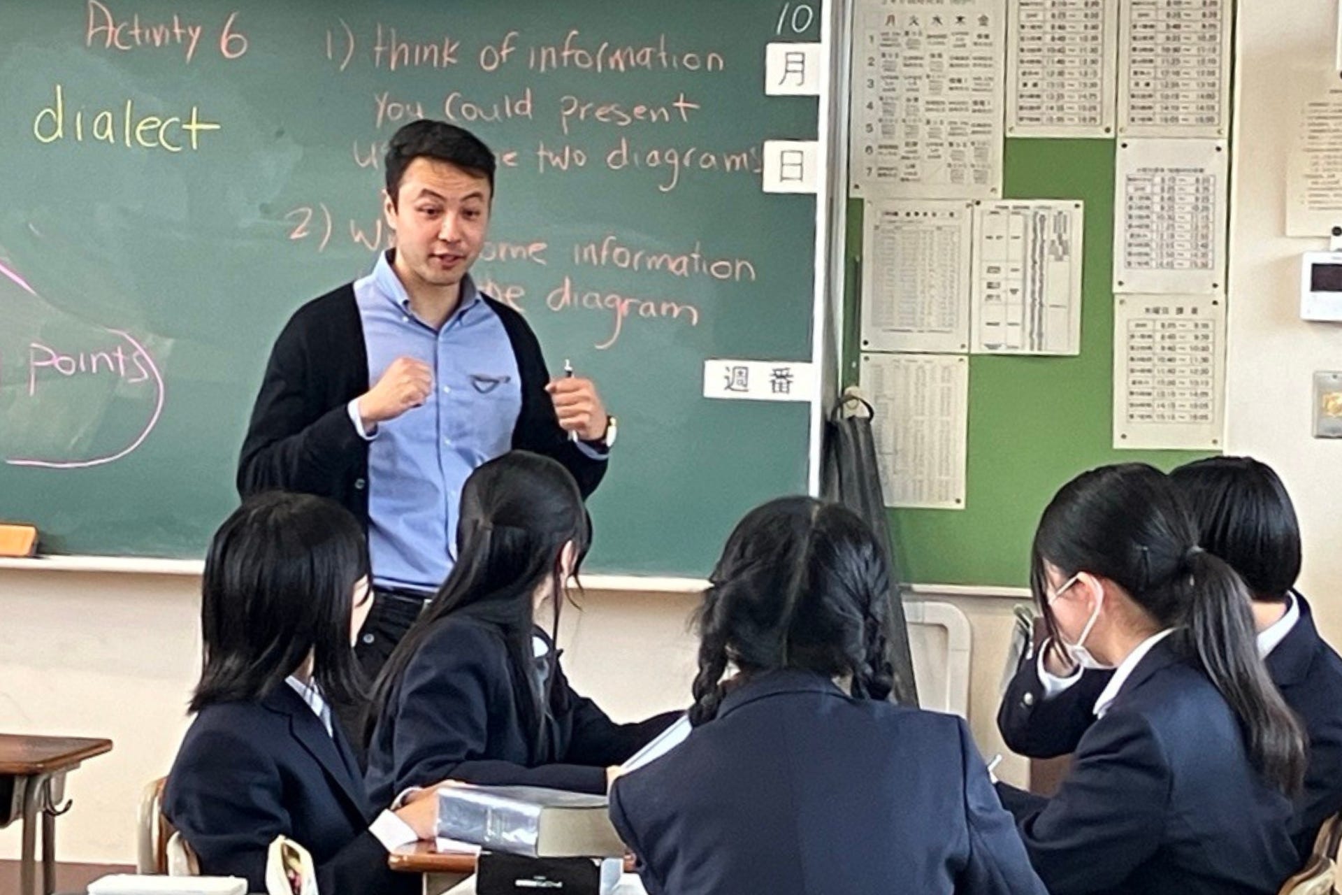 ベルリッツ　探究特別講座の様子