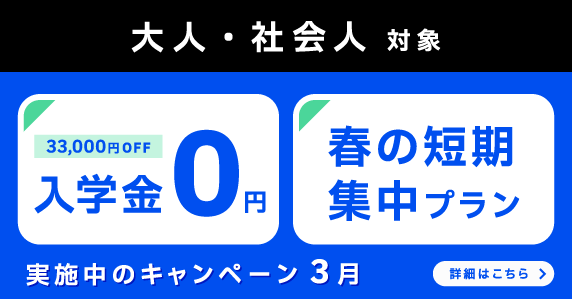 ベルリッツ 大人・社会人対象 実施中のキャンペーン