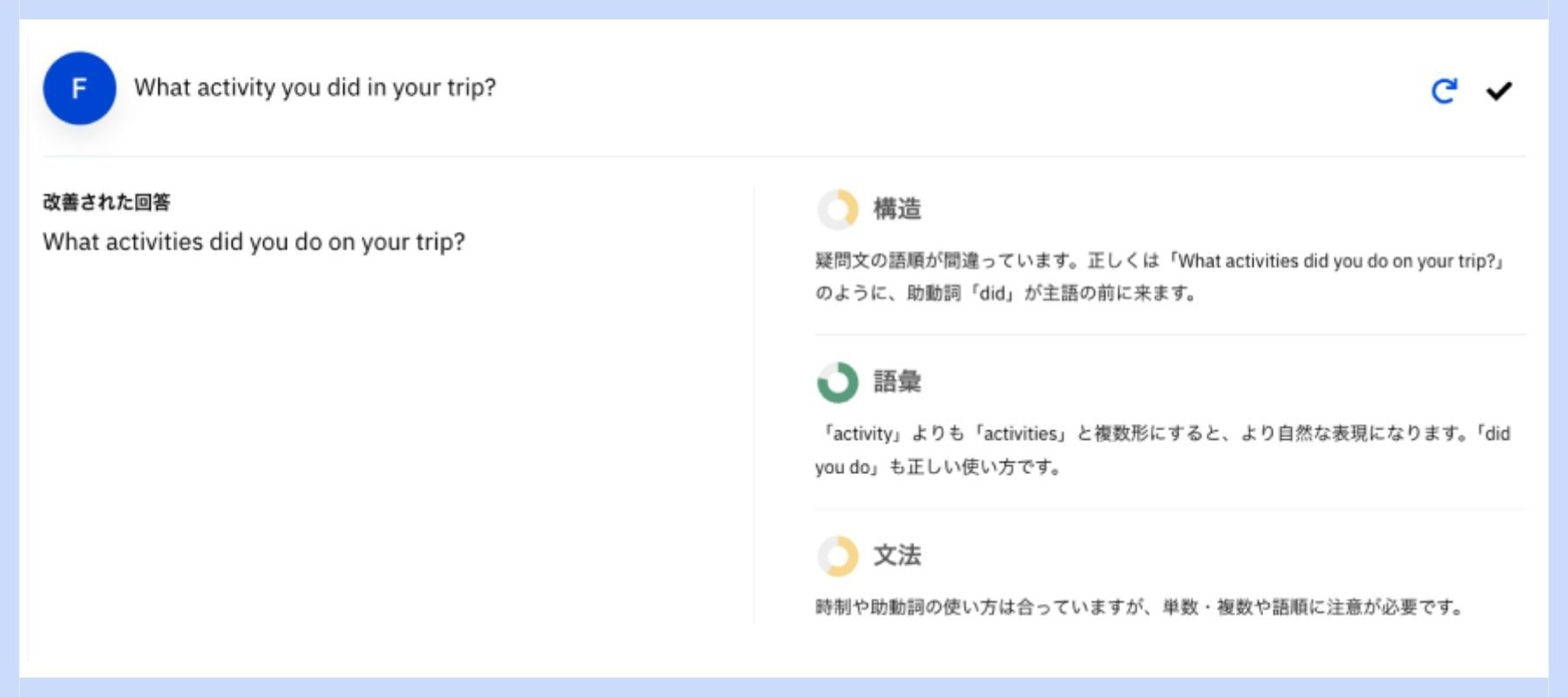ベルリッツ Berlitz Flex 修正機能