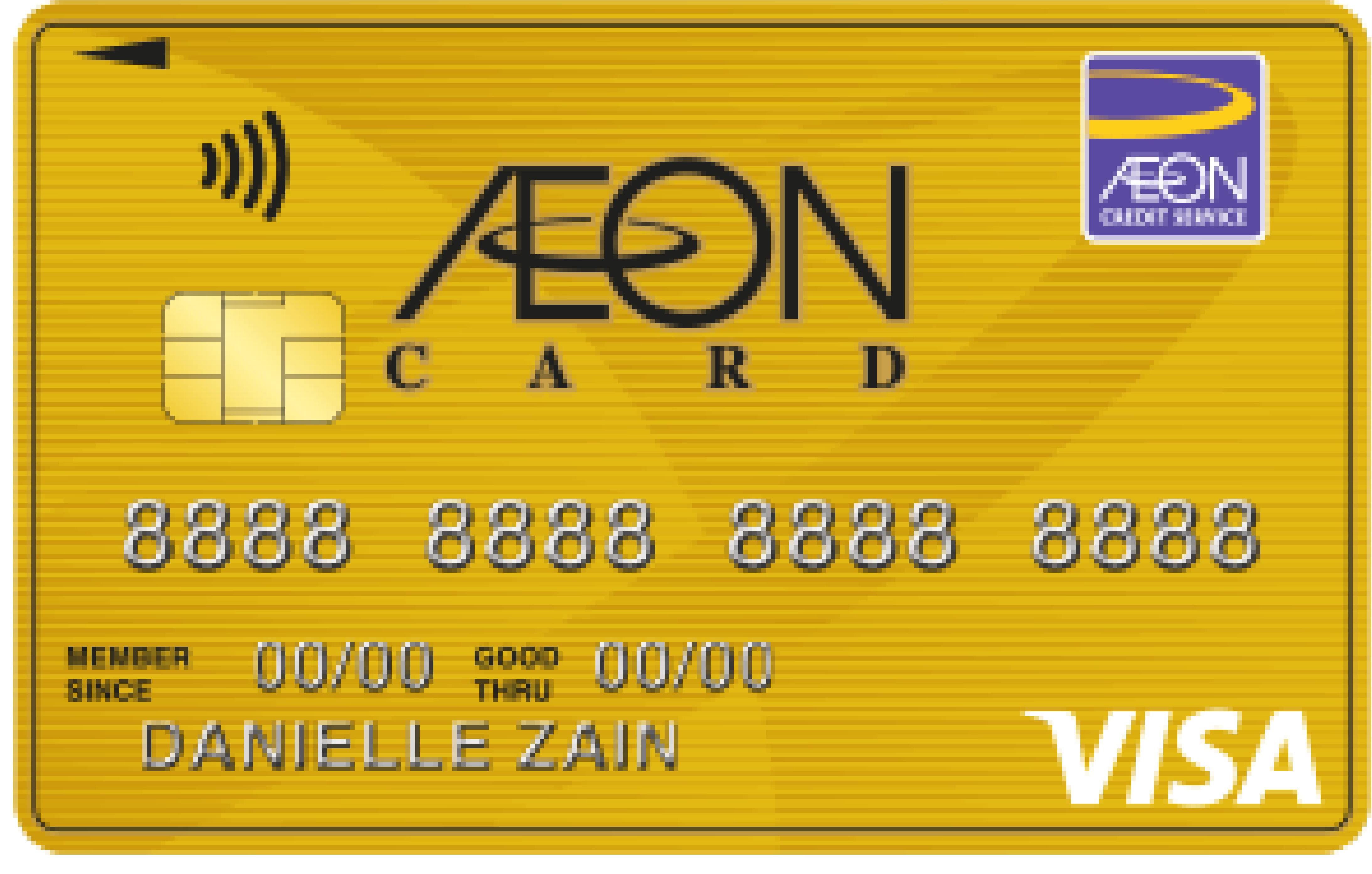 New AEON Gold Visa Credit Card