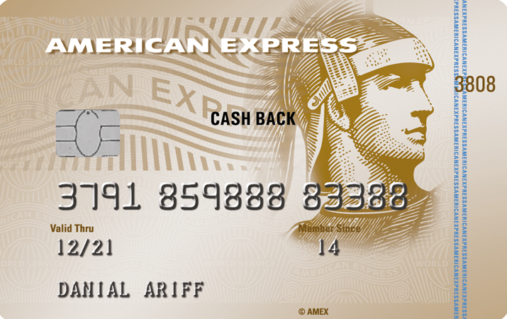 American Express Cash Back Gold Credit Card