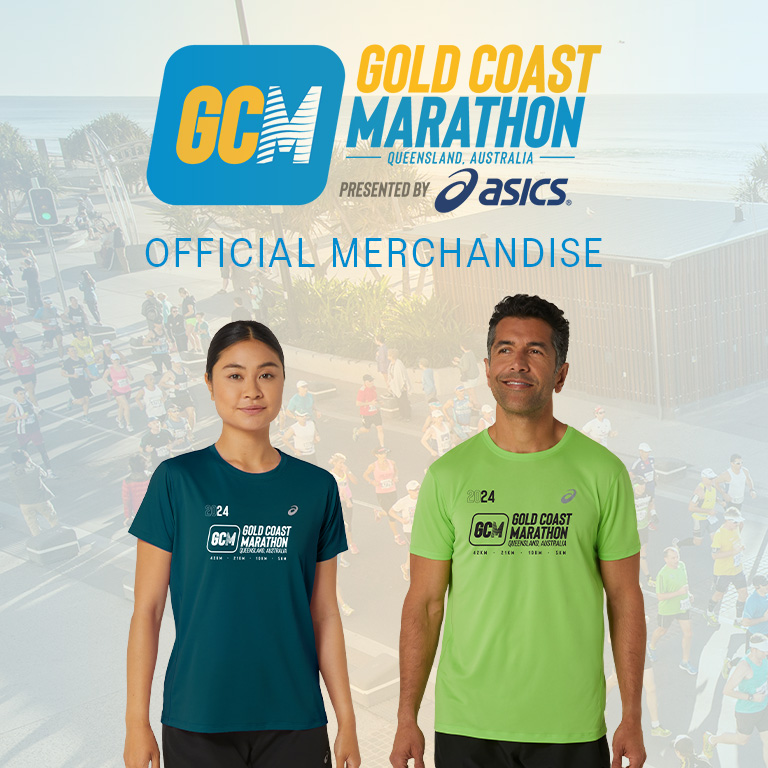 Shop ASICS Gold Coast Marathon Official Merchandise