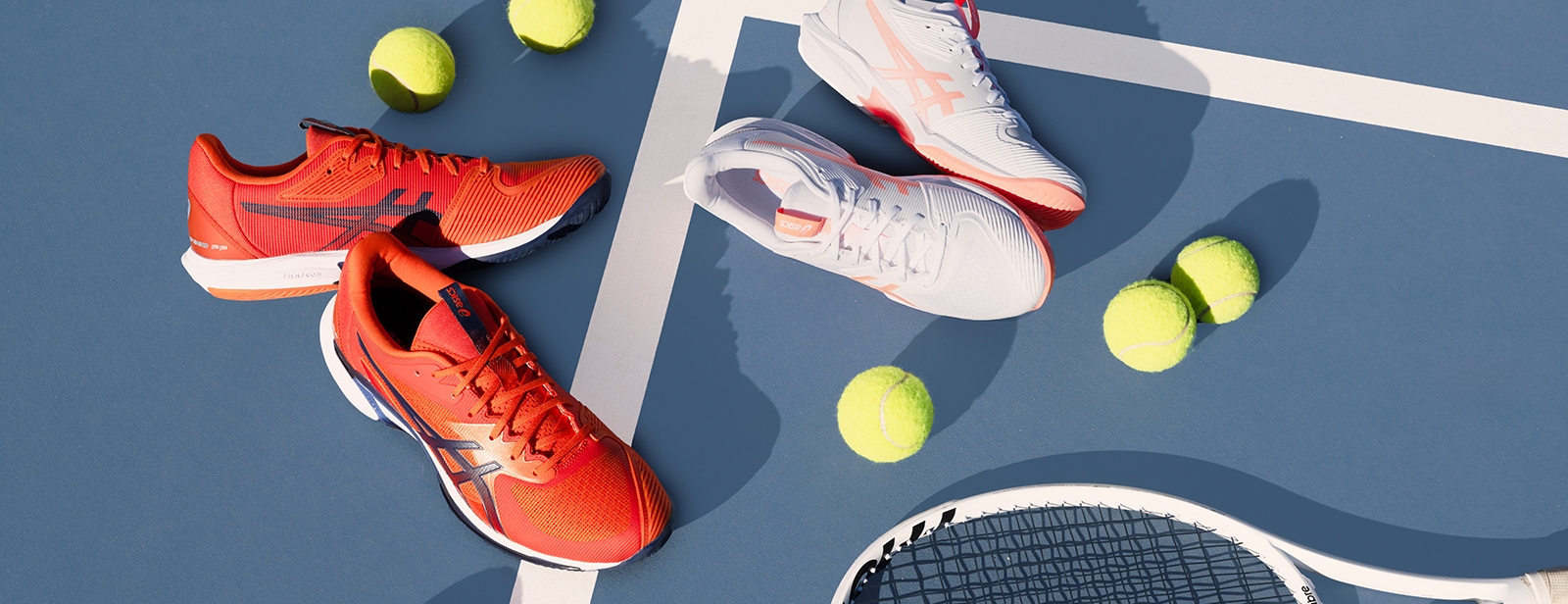 Asics tennis trainers on sale