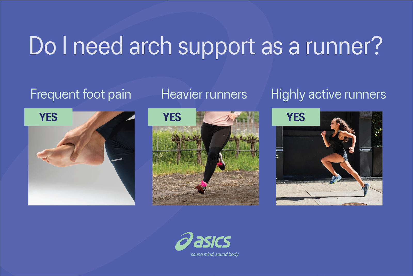 Asics shoes with good arch support online