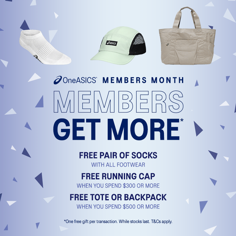 OneASICS Member Month Gift with Purchase