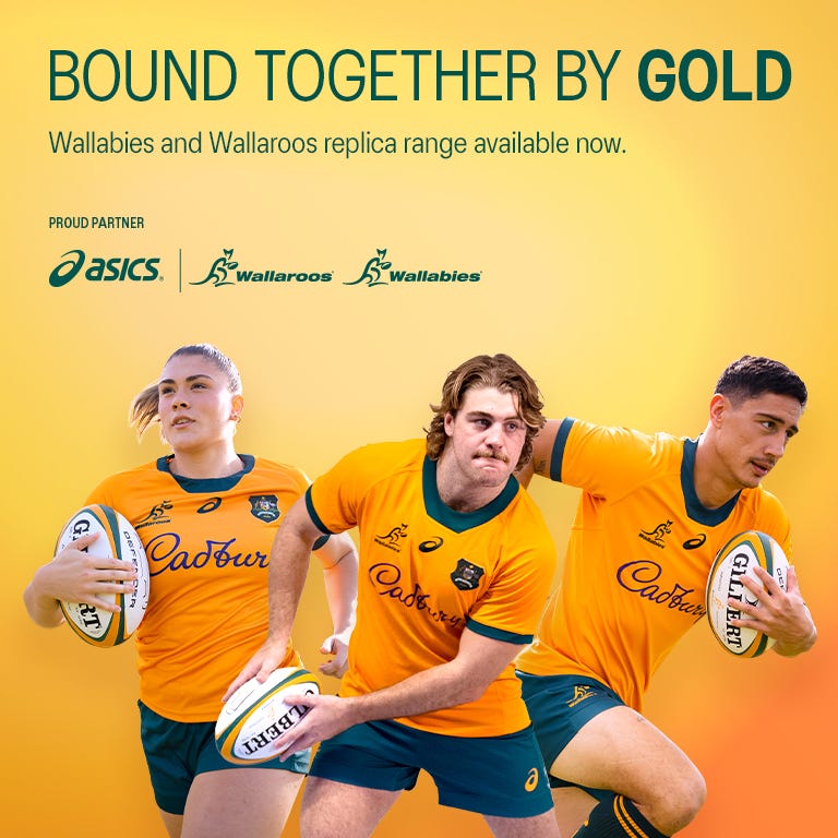 Bound Together By Gold. Wallabies and Wallaroos Replica Range Available Now. 