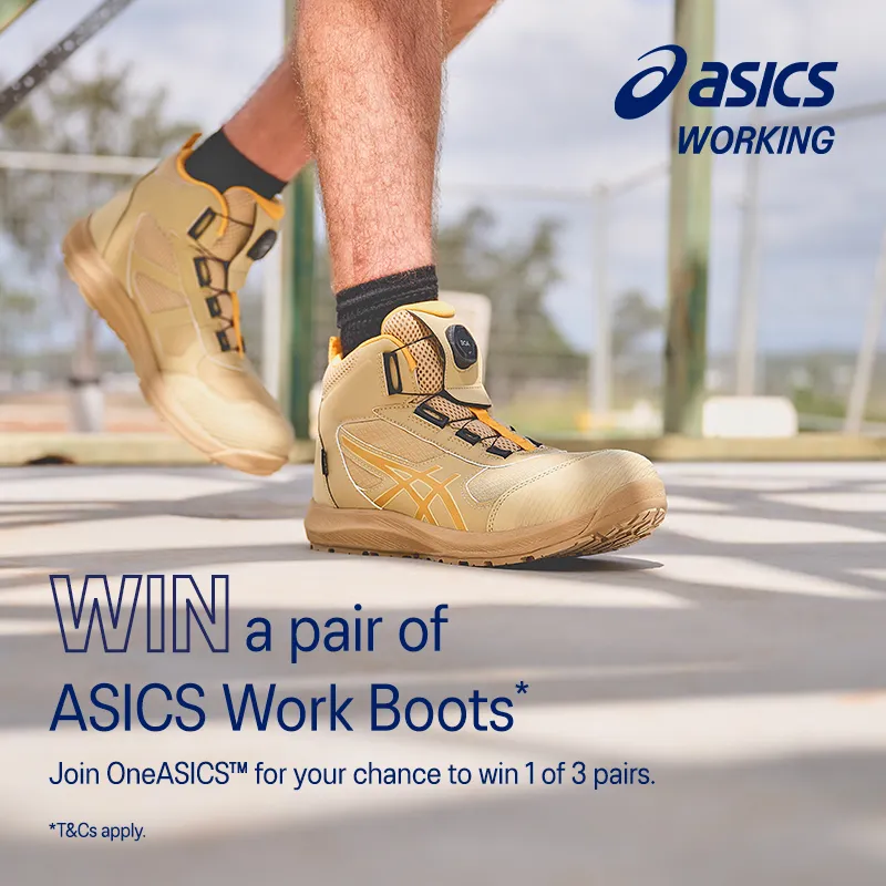 Win a pair of ASICS Work Boots
