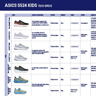 SS24 Kids Tech Sheet