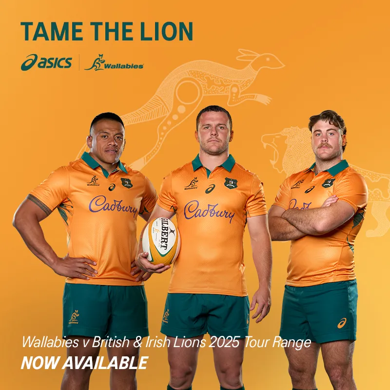 Shop Wallabies British & Irish Lions 2025 Tour Range