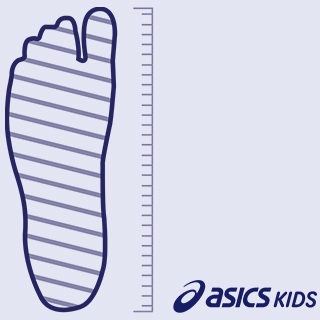 Asics kids size chart online