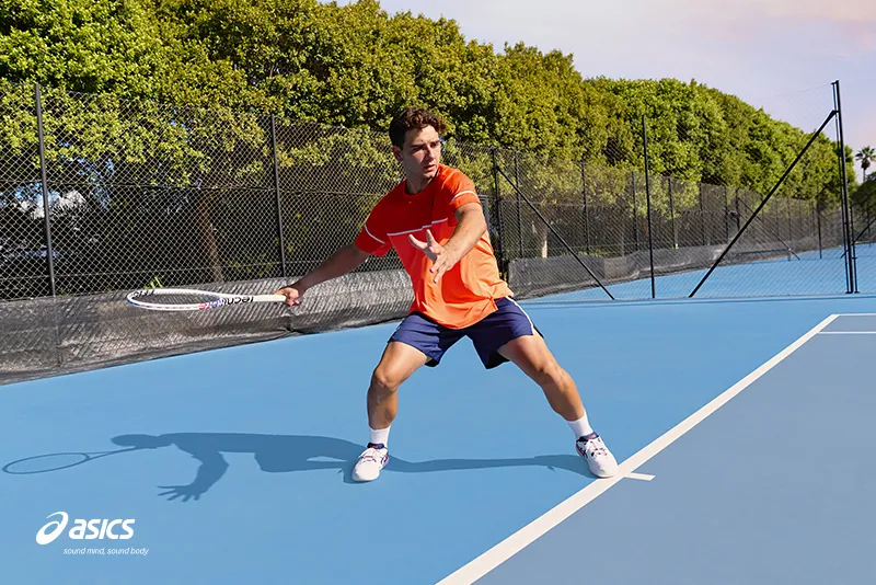 Mens tennis clothing.