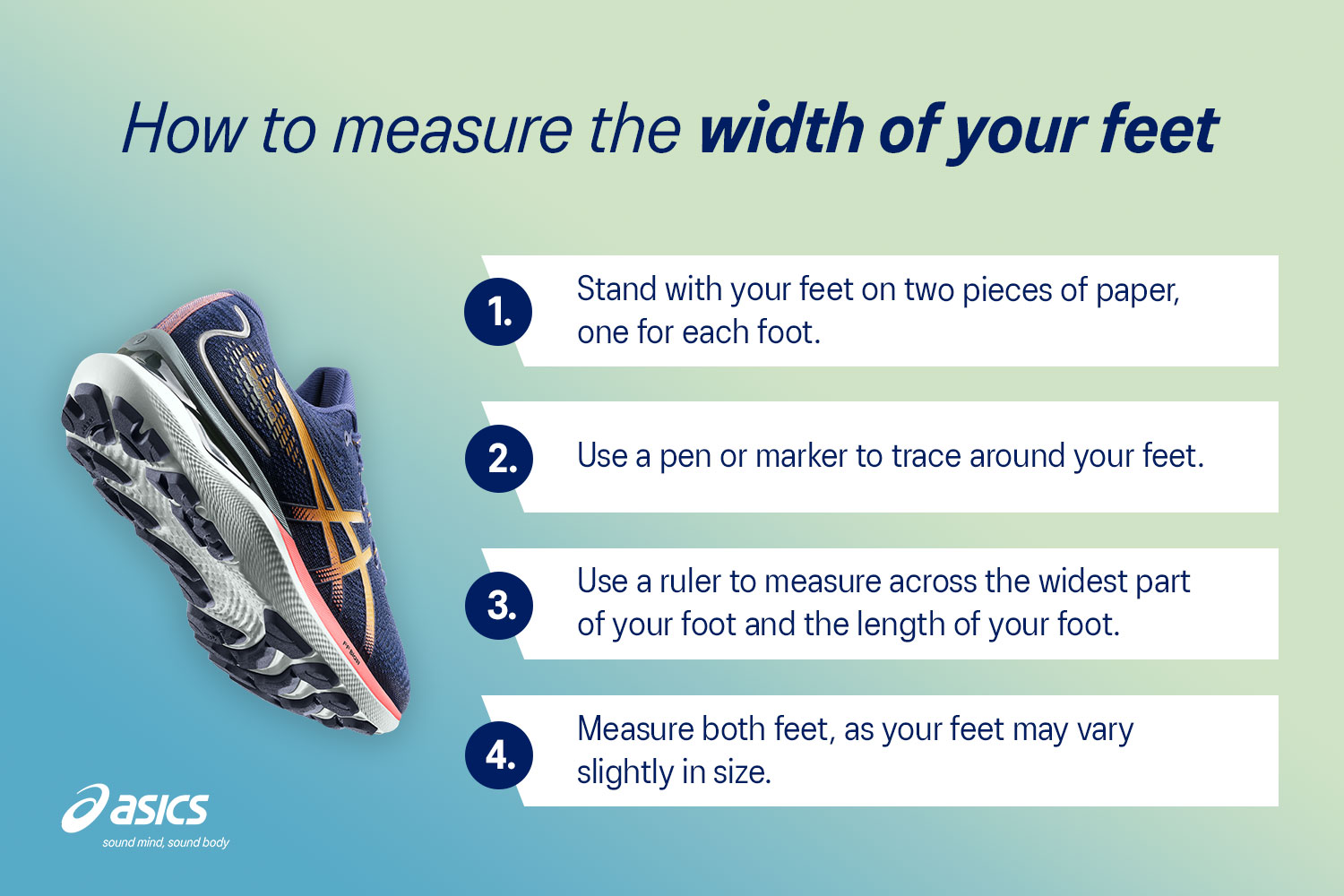 How to Choose Running Shoes for Wide Feet ASICS