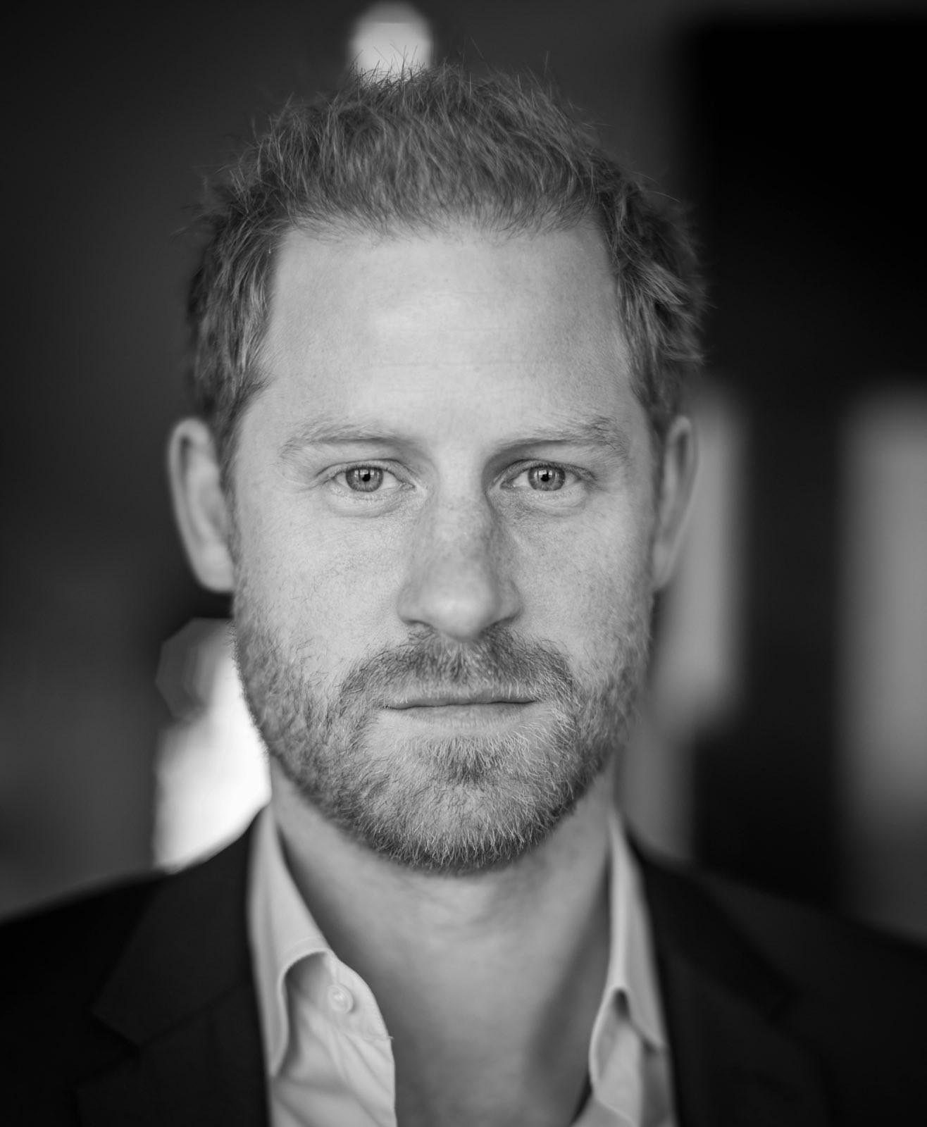 headshot of Prince Harry, Duke of Sussex