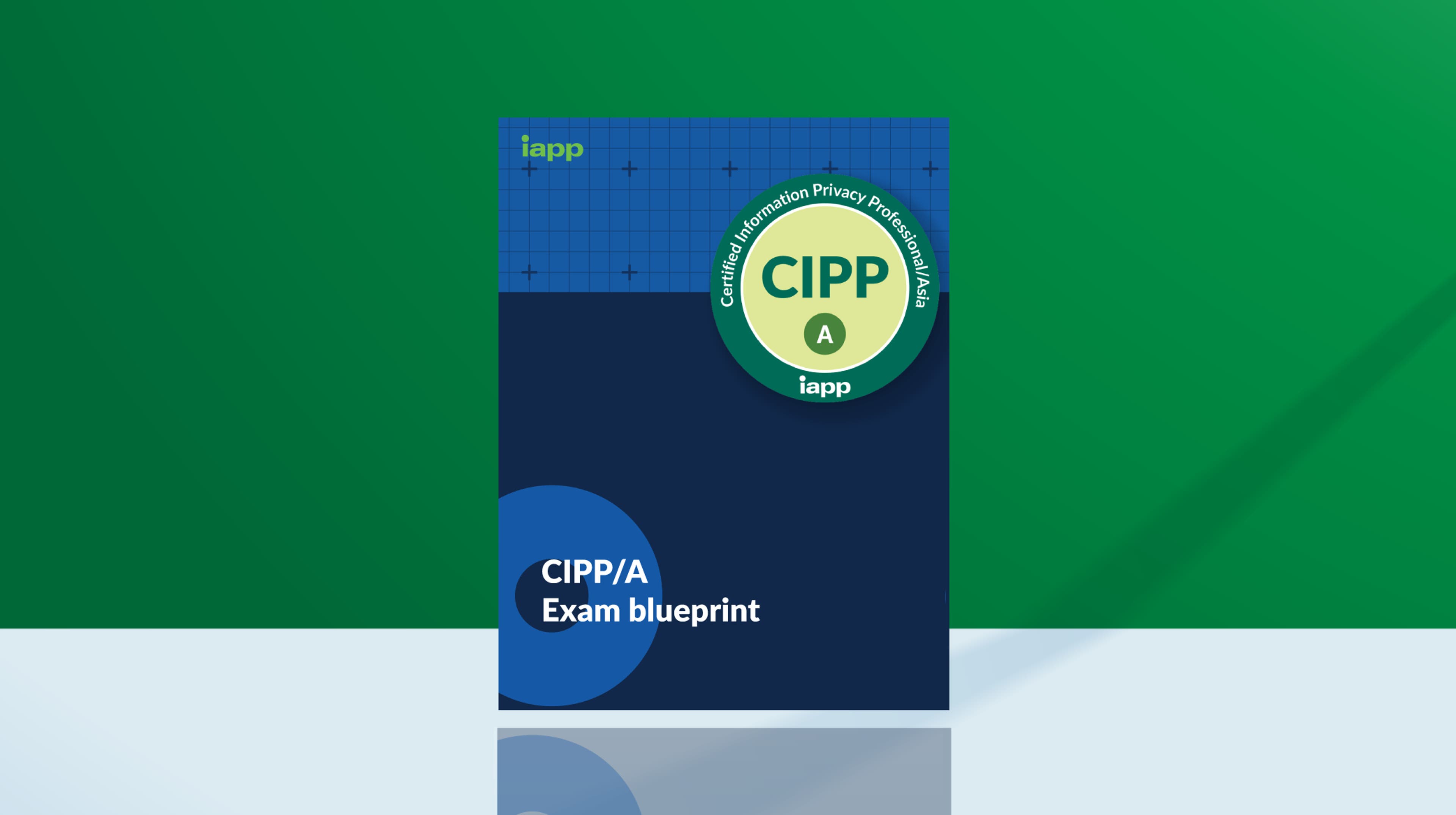 CIPP/A exam blueprint cover