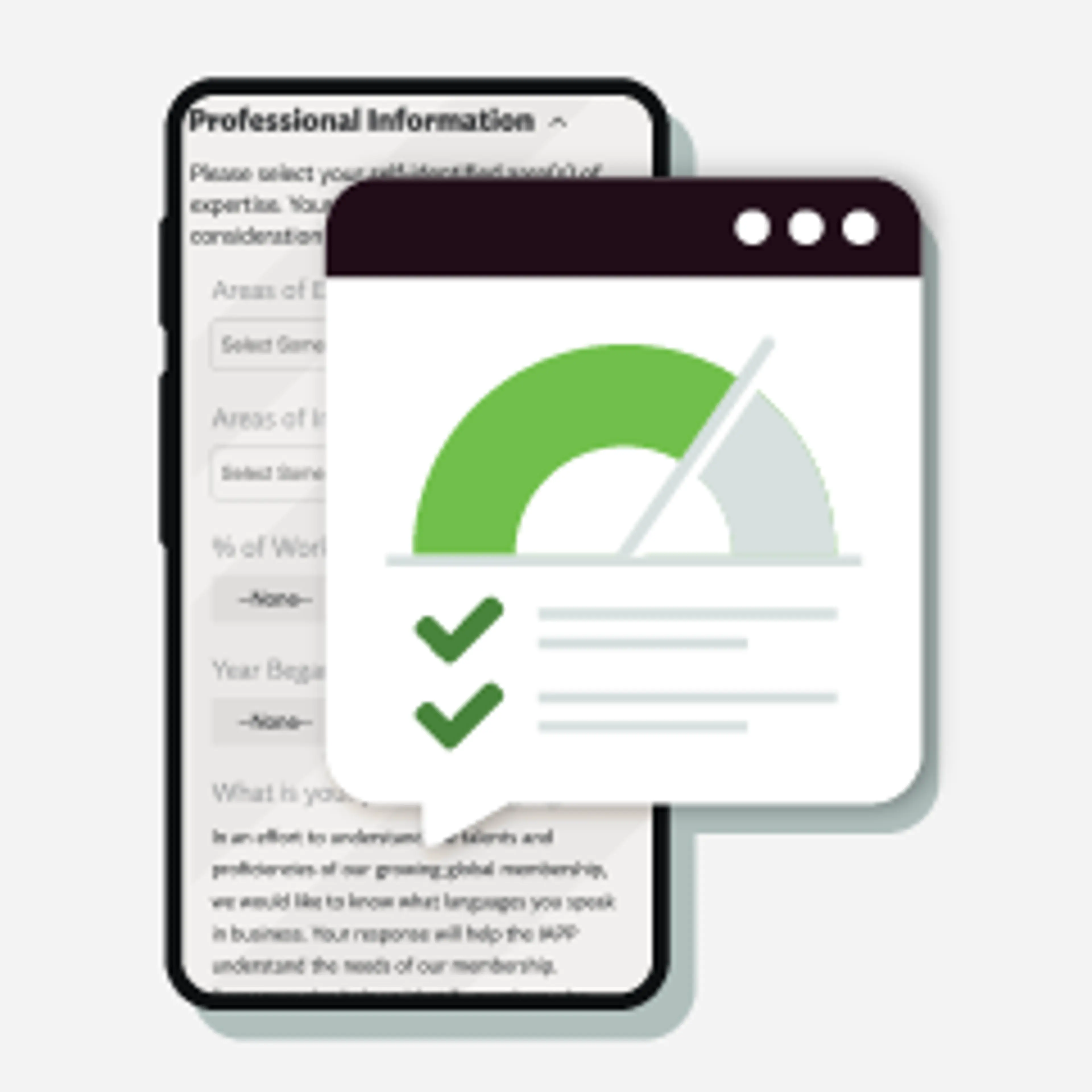 illustration for personalizing a member profile