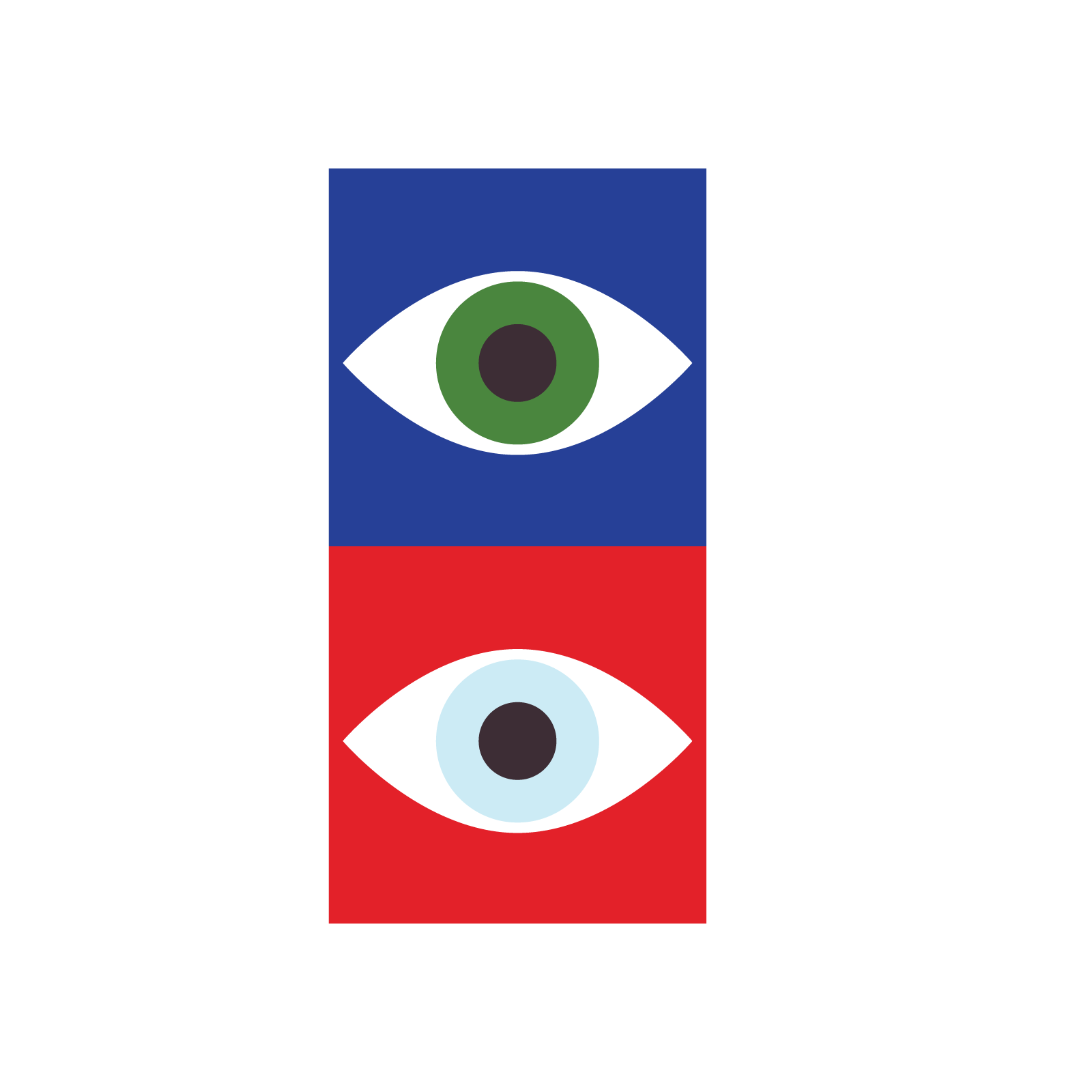 Two eye icons 